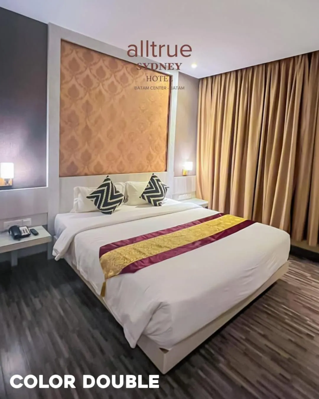 Bed in Alltrue Sydney Hotel Batam Center