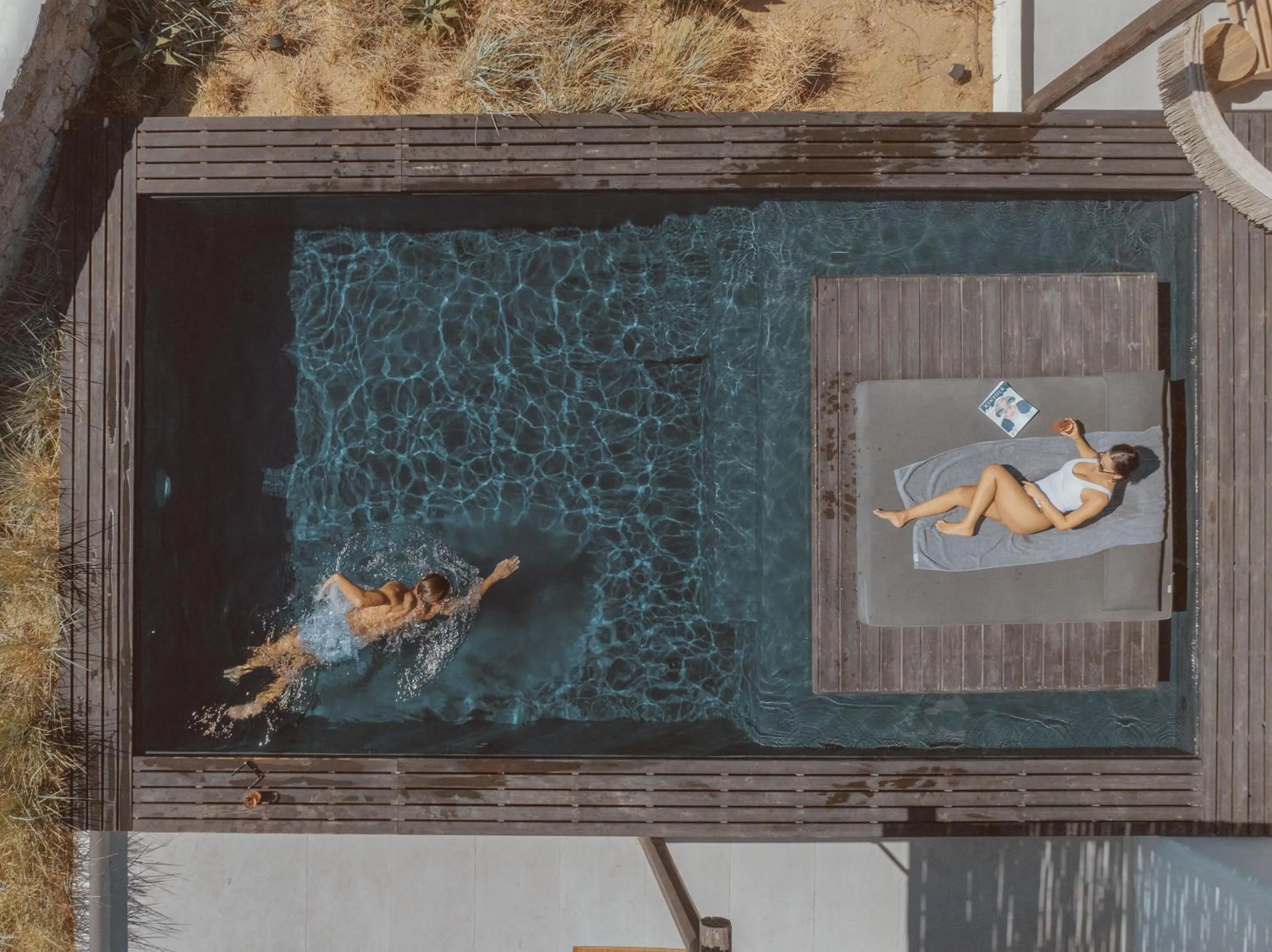 Swimming pool in ananea Mykonos - Adults Only