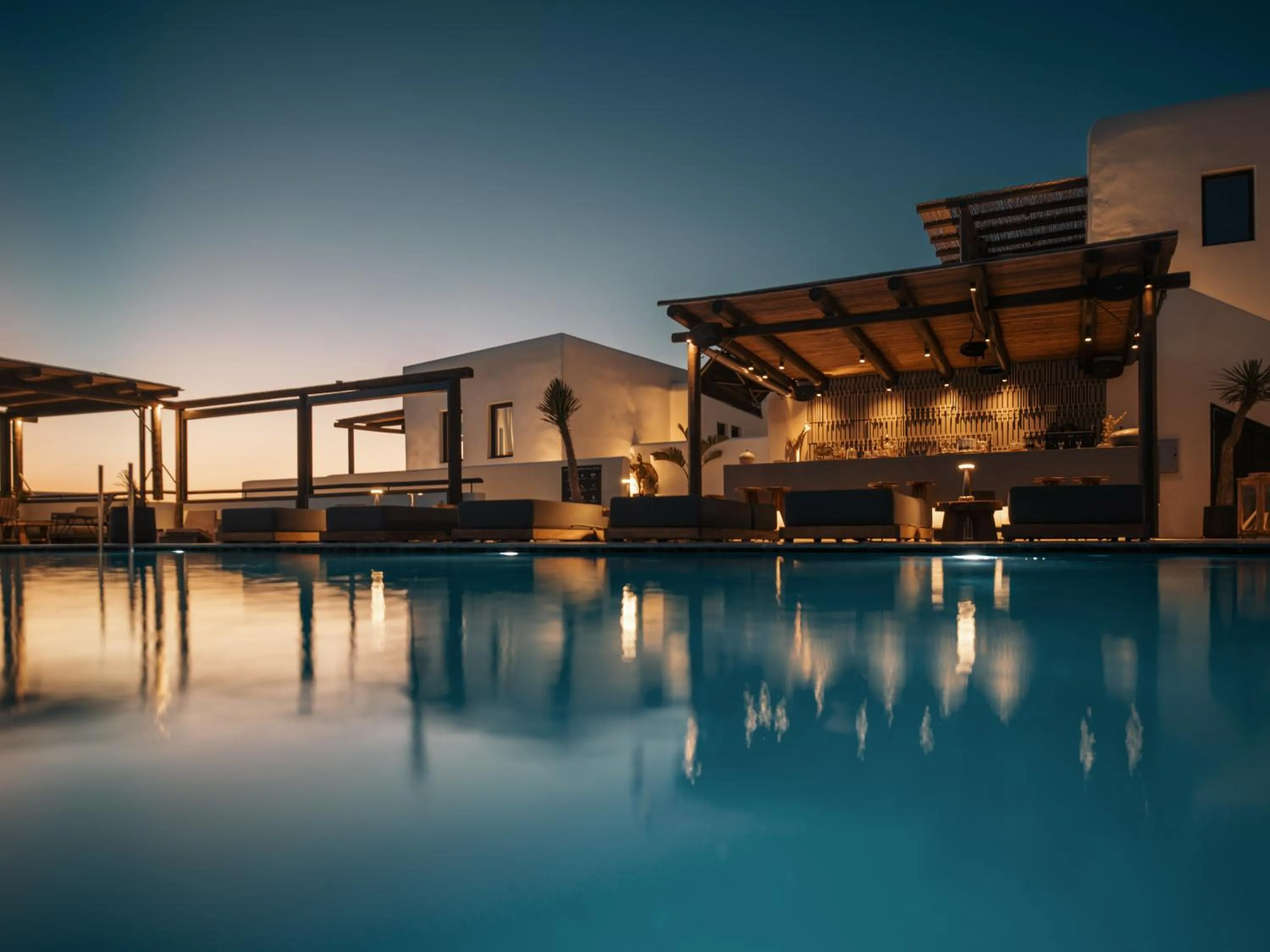 Swimming pool in ananea Mykonos - Adults Only