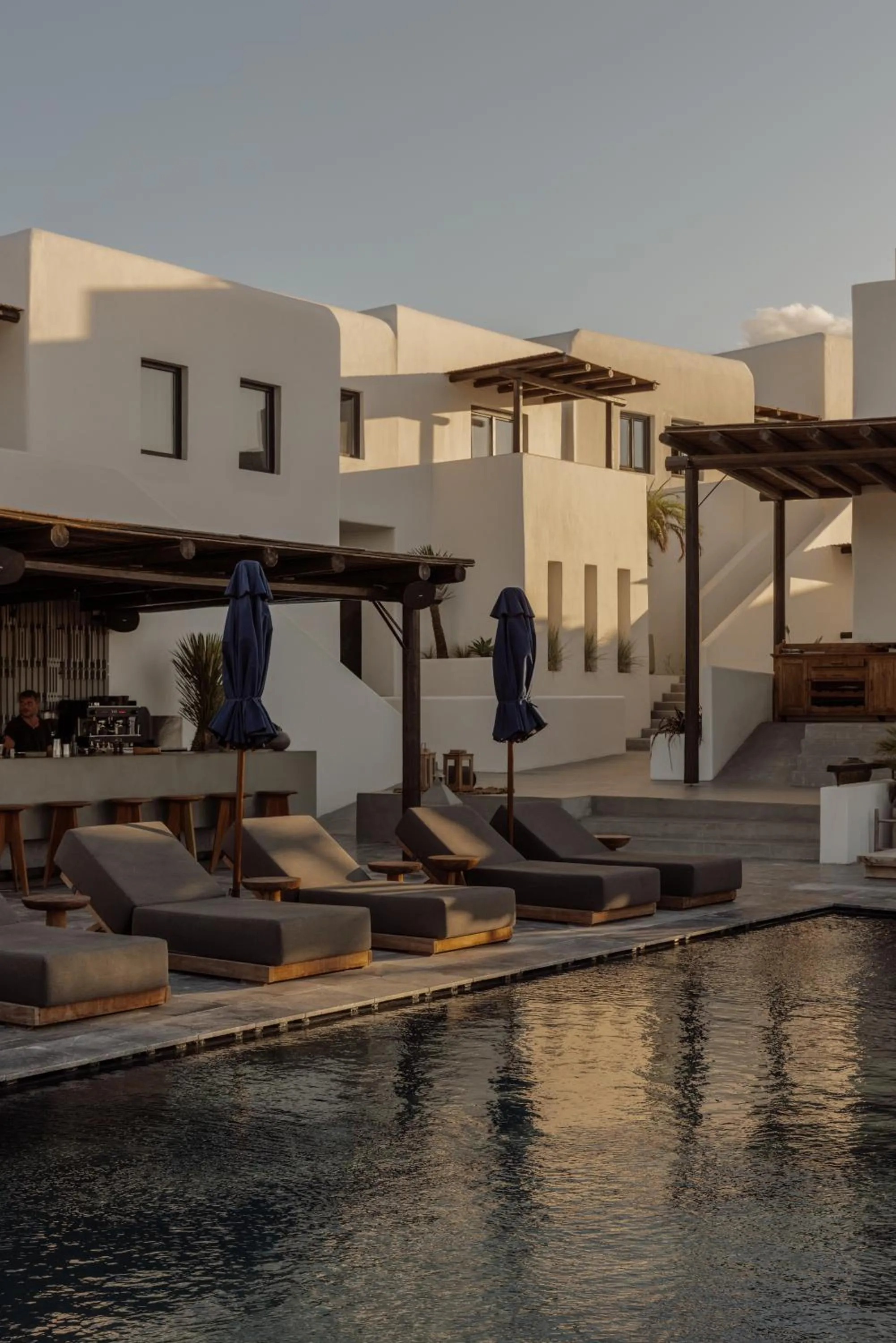 Pool view in ananea Mykonos - Adults Only