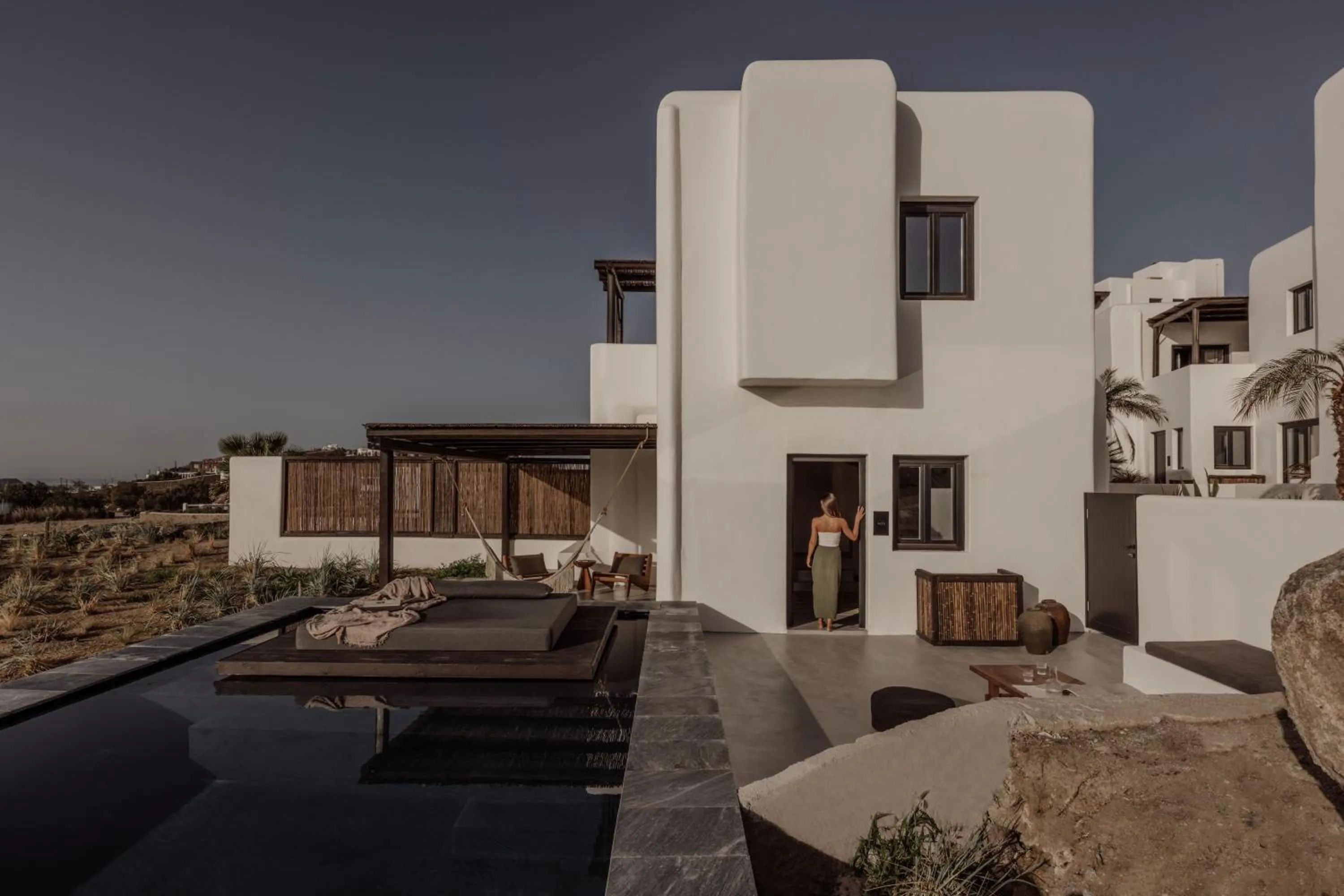 Swimming pool in ananea Mykonos - Adults Only