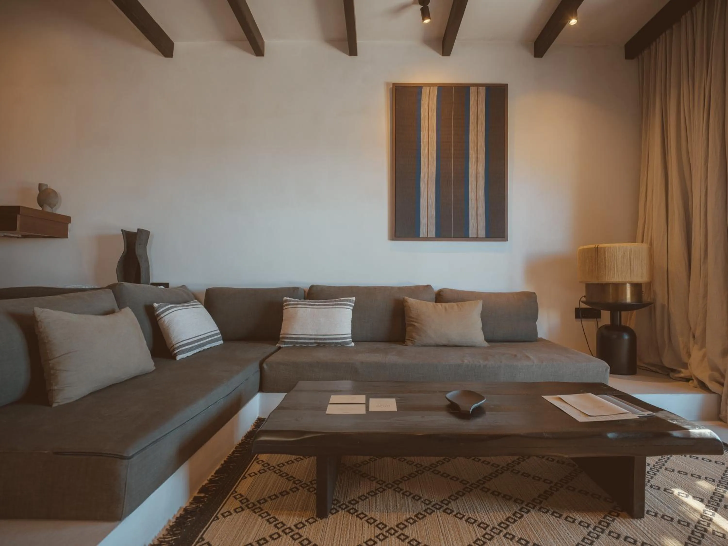 Living room in ananea Mykonos - Adults Only