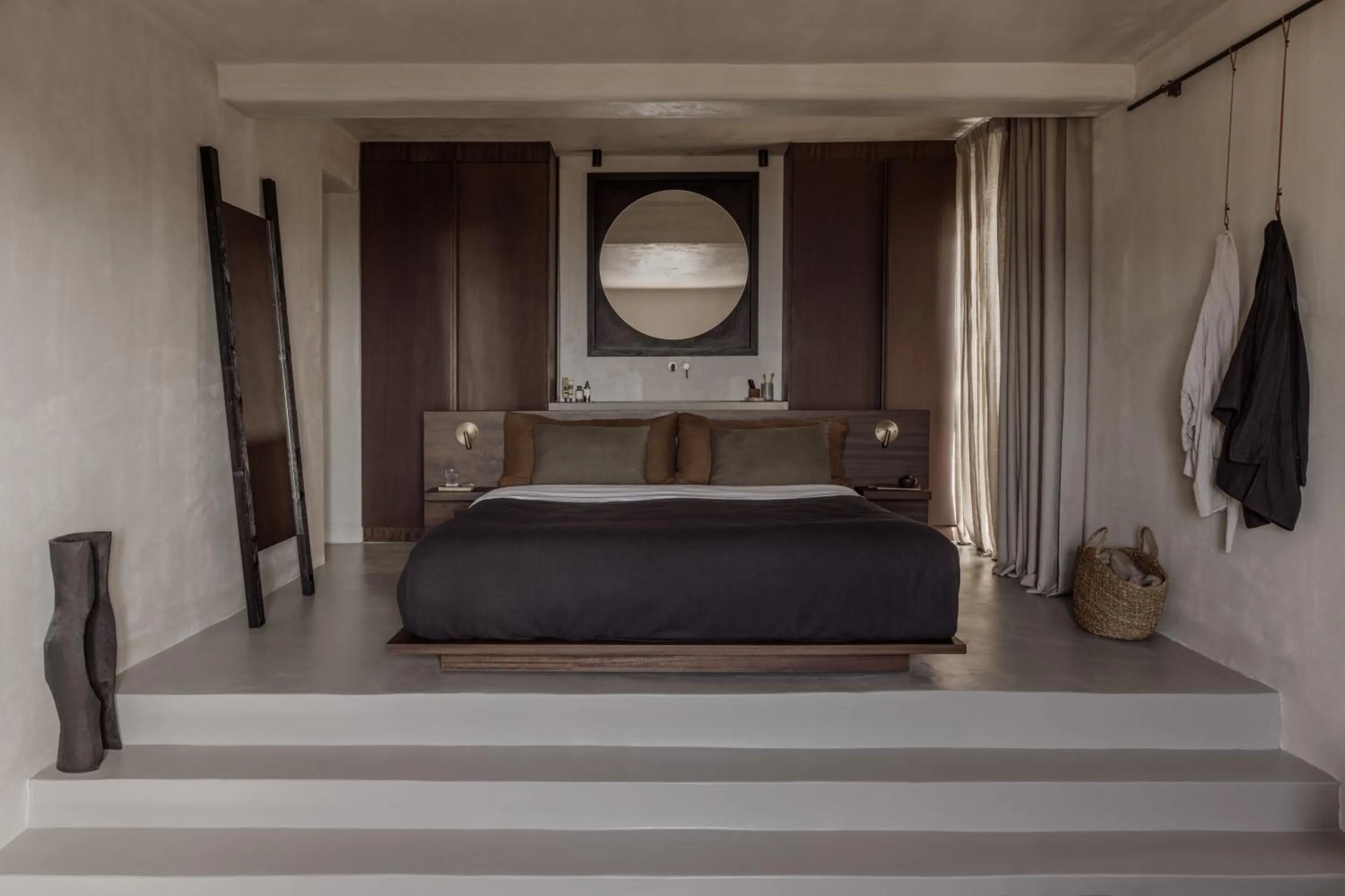 Bed in ananea Mykonos - Adults Only