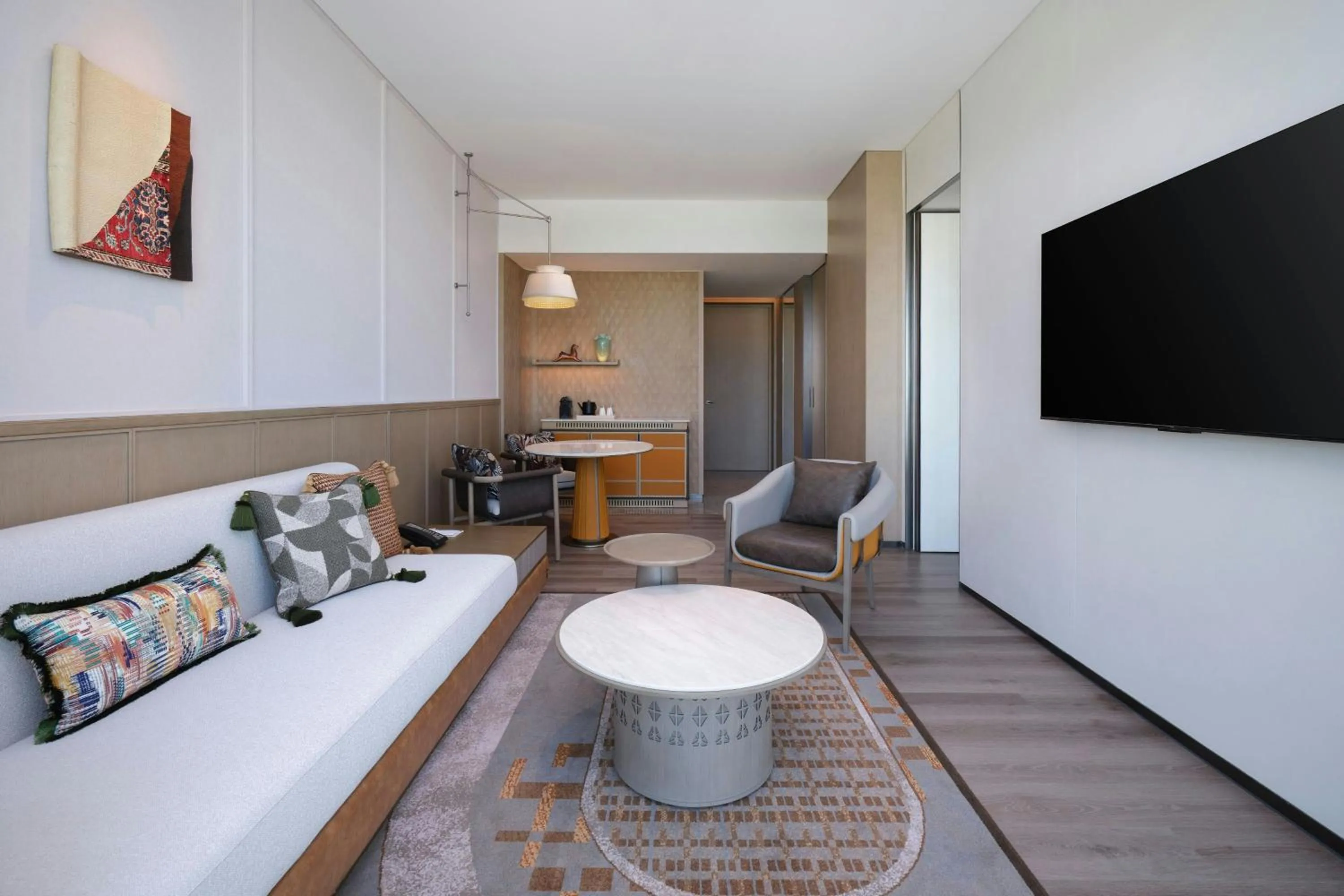 Living room in 库尔勒绿发万怡酒店