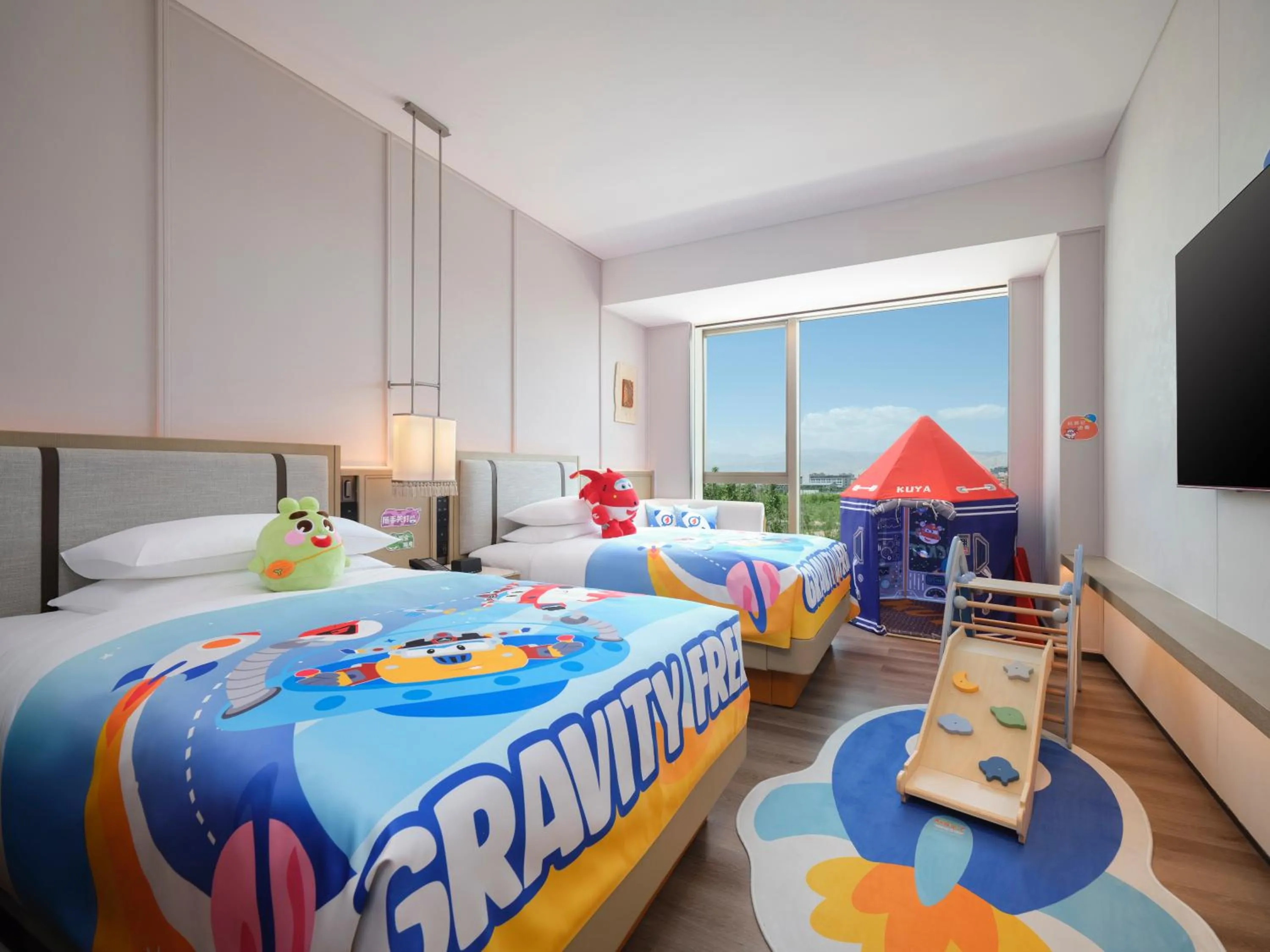 Photo of the whole room, Bed in 库尔勒绿发万怡酒店