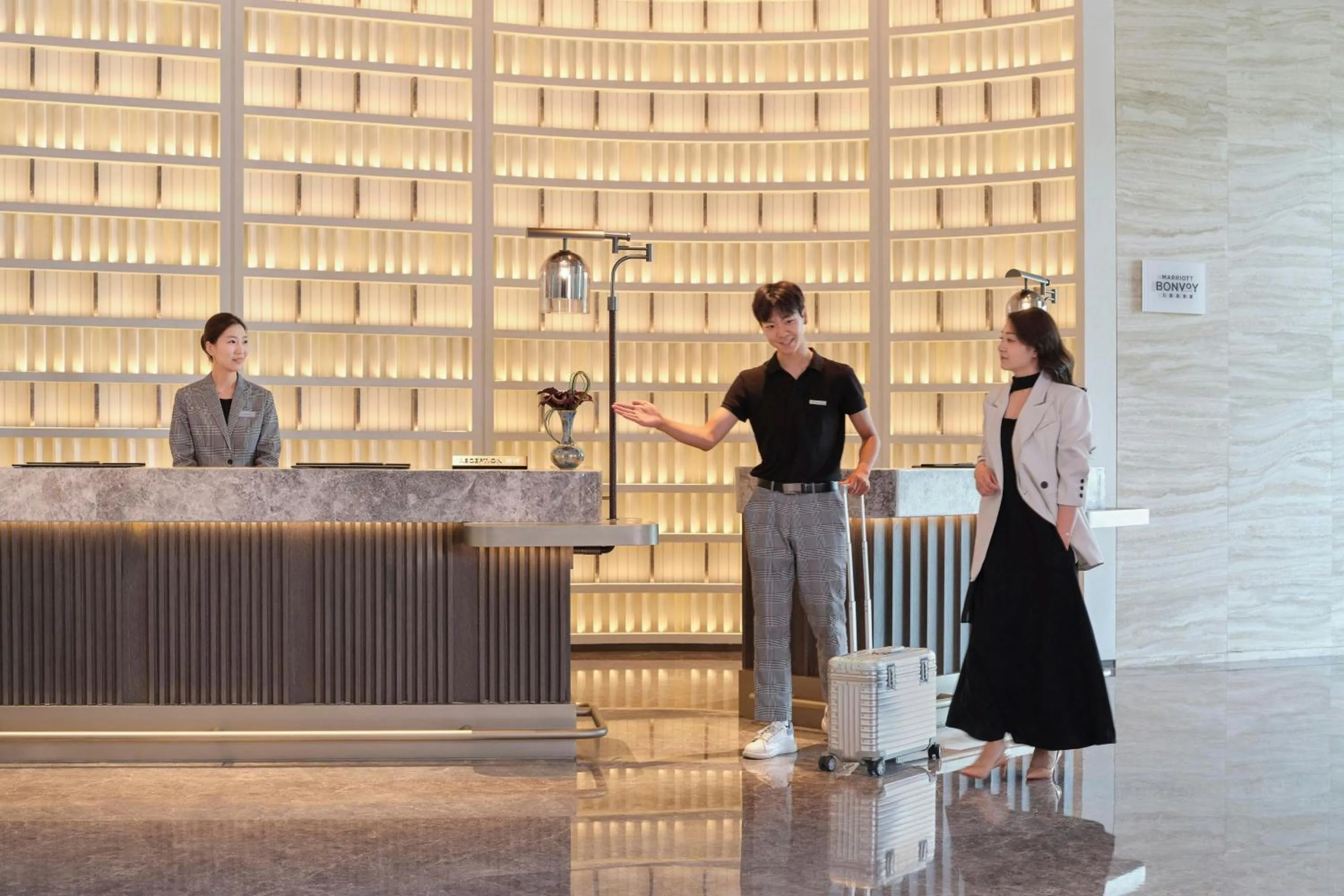 Lobby or reception in 库尔勒绿发万怡酒店