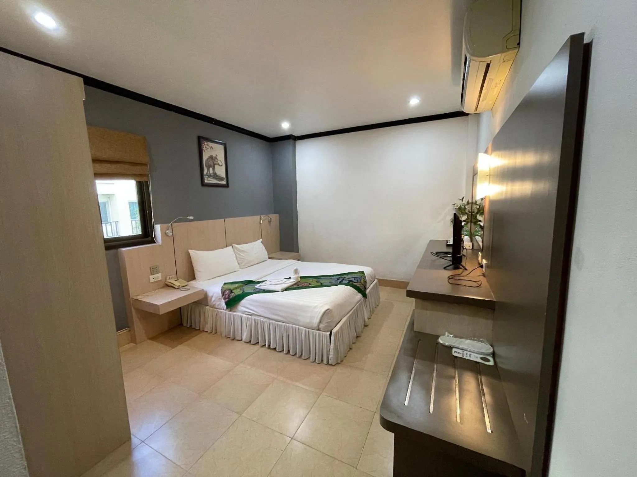 Bed in Lucky city hotel