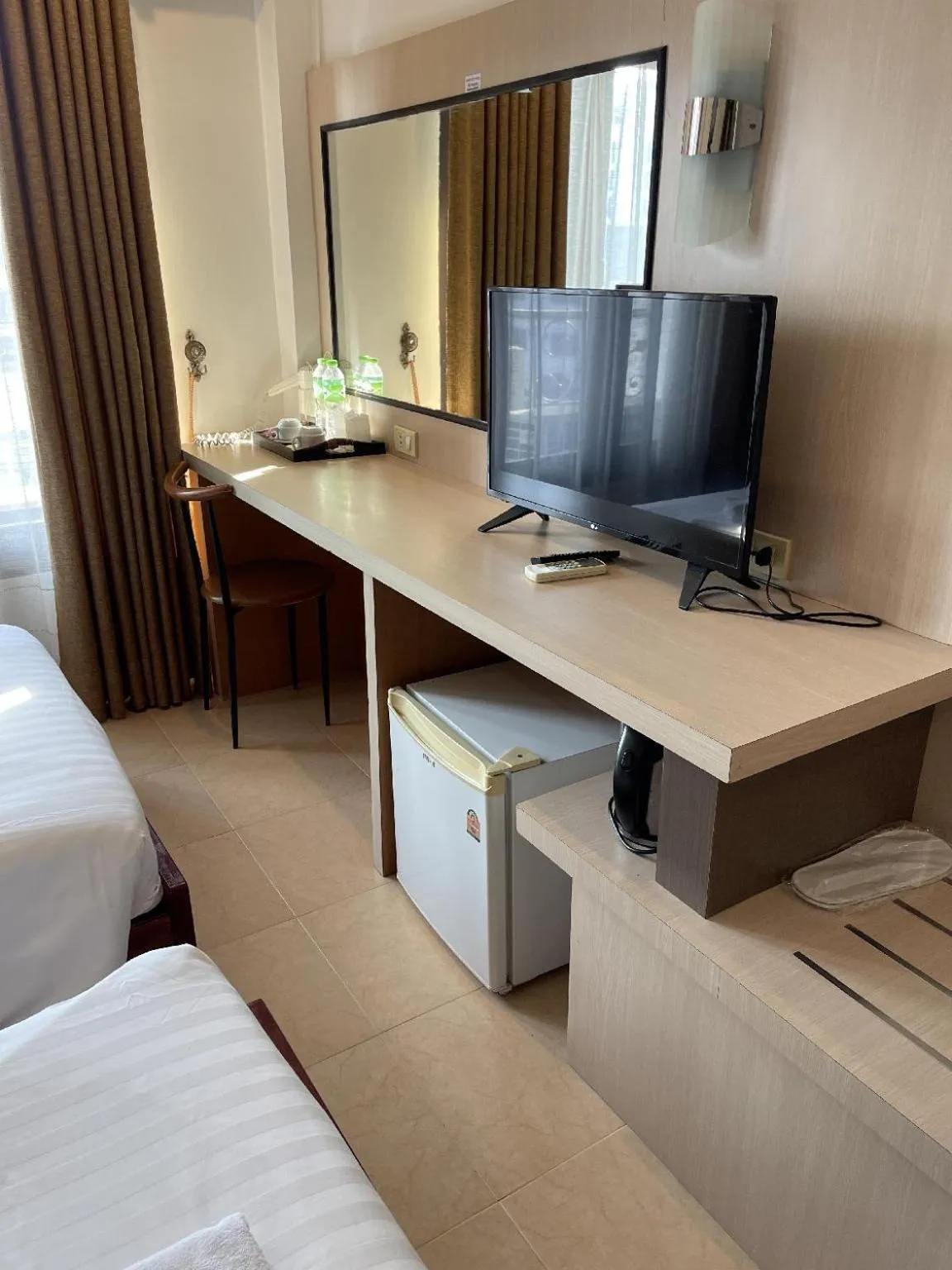 Bed in Lucky city hotel