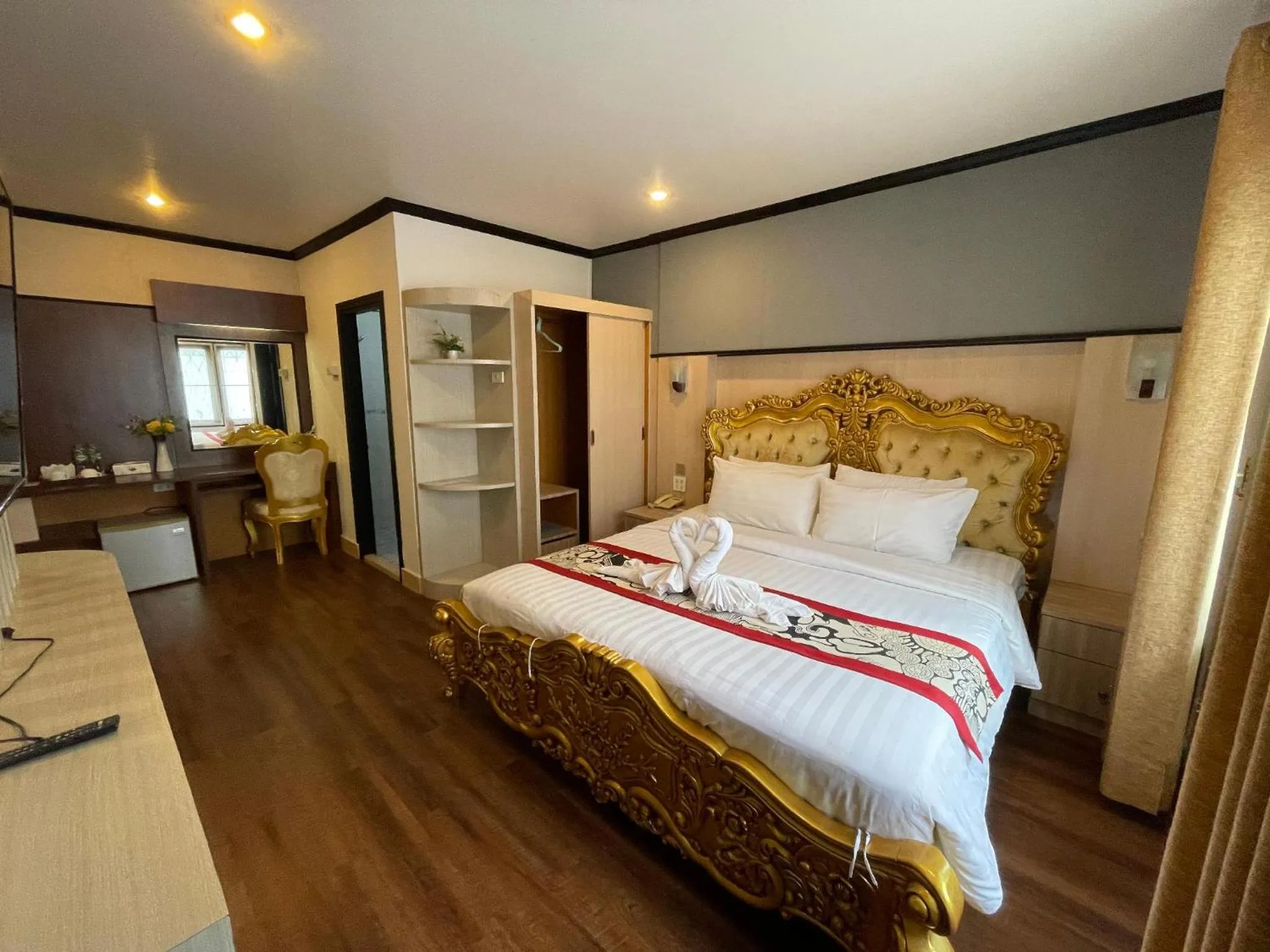 Bed in Lucky city hotel