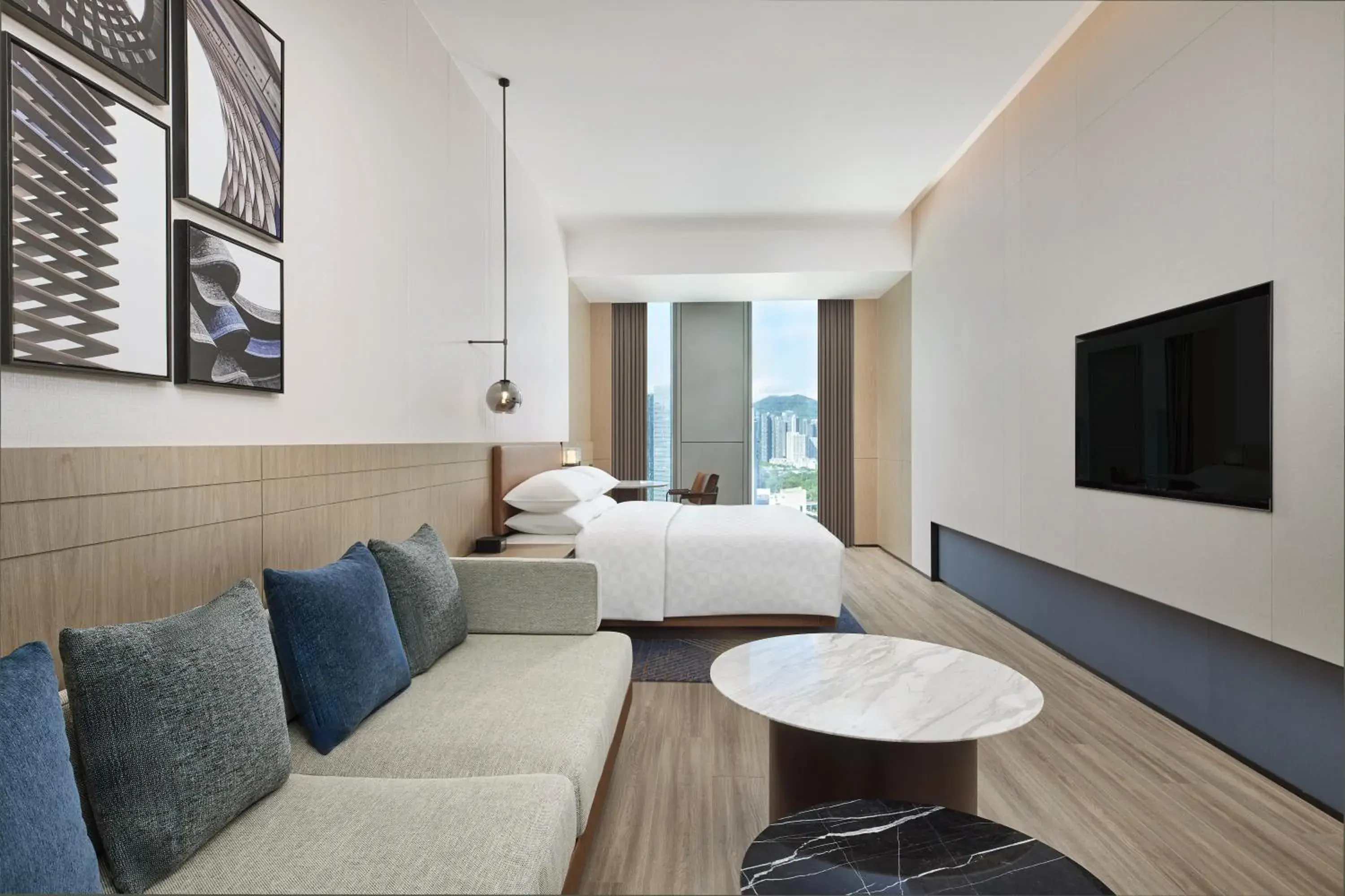 Premium King Room with River View in Four Points by Sheraton Shenzhen Bay Premium King Room with River View in Four Points by Sheraton Shenzhen Bay
