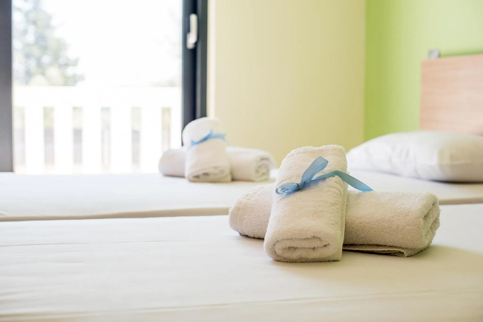 Bed in Golden Sun Villas