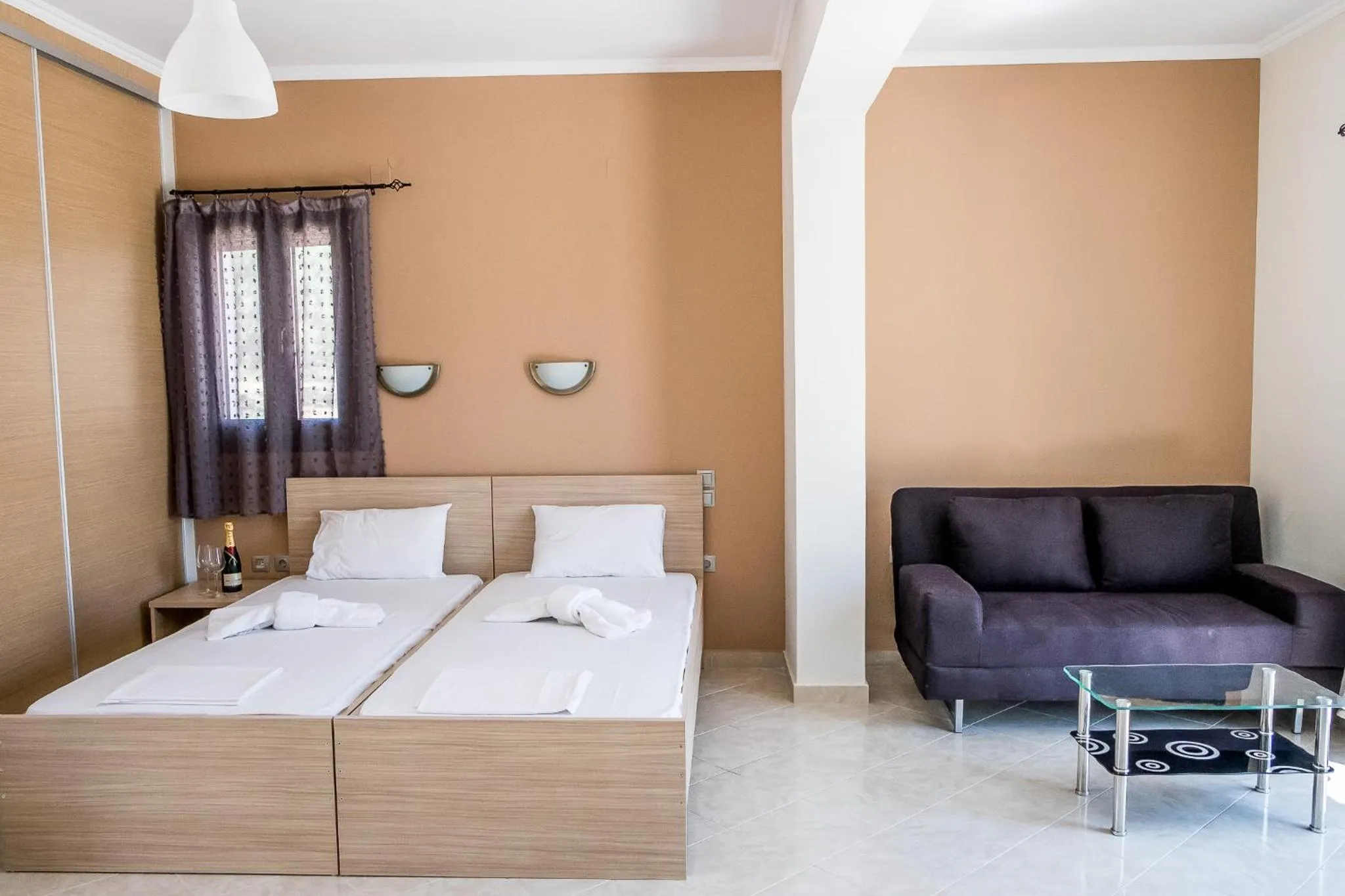 Photo of the whole room, Bed in Golden Sun Villas