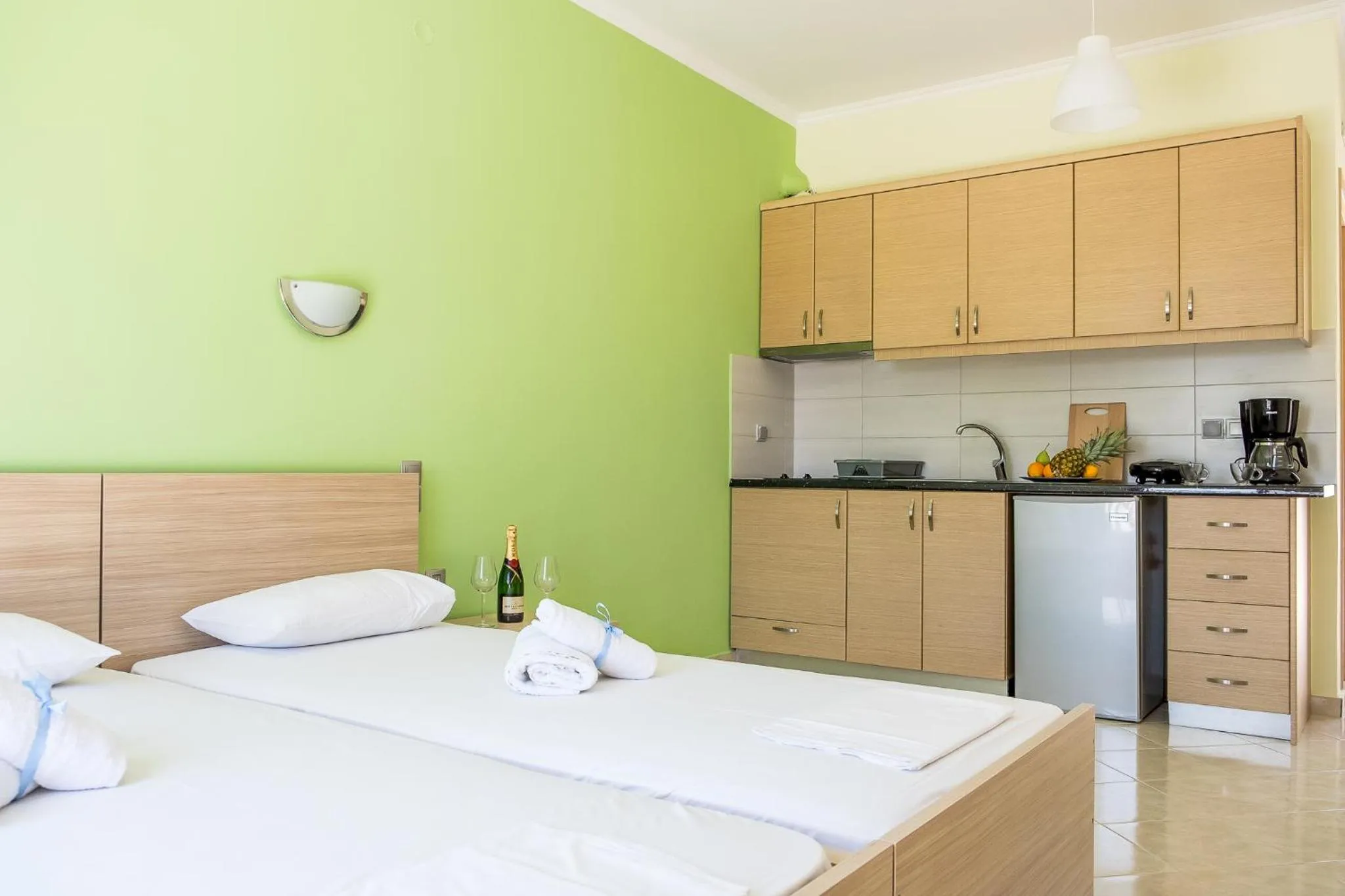 Photo of the whole room, Bed in Golden Sun Villas