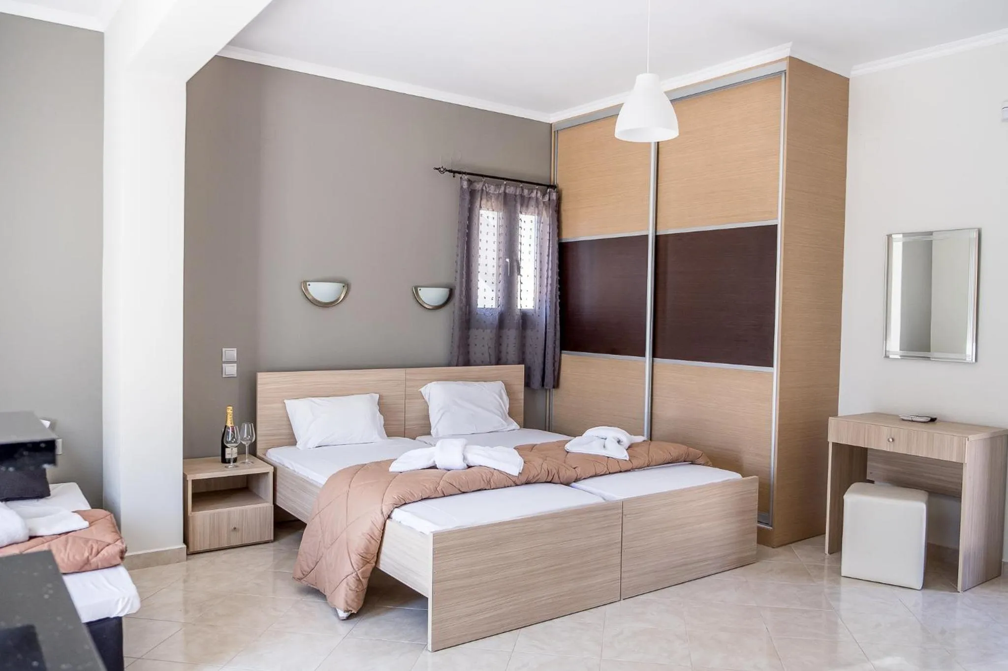 Photo of the whole room, Bed in Golden Sun Villas