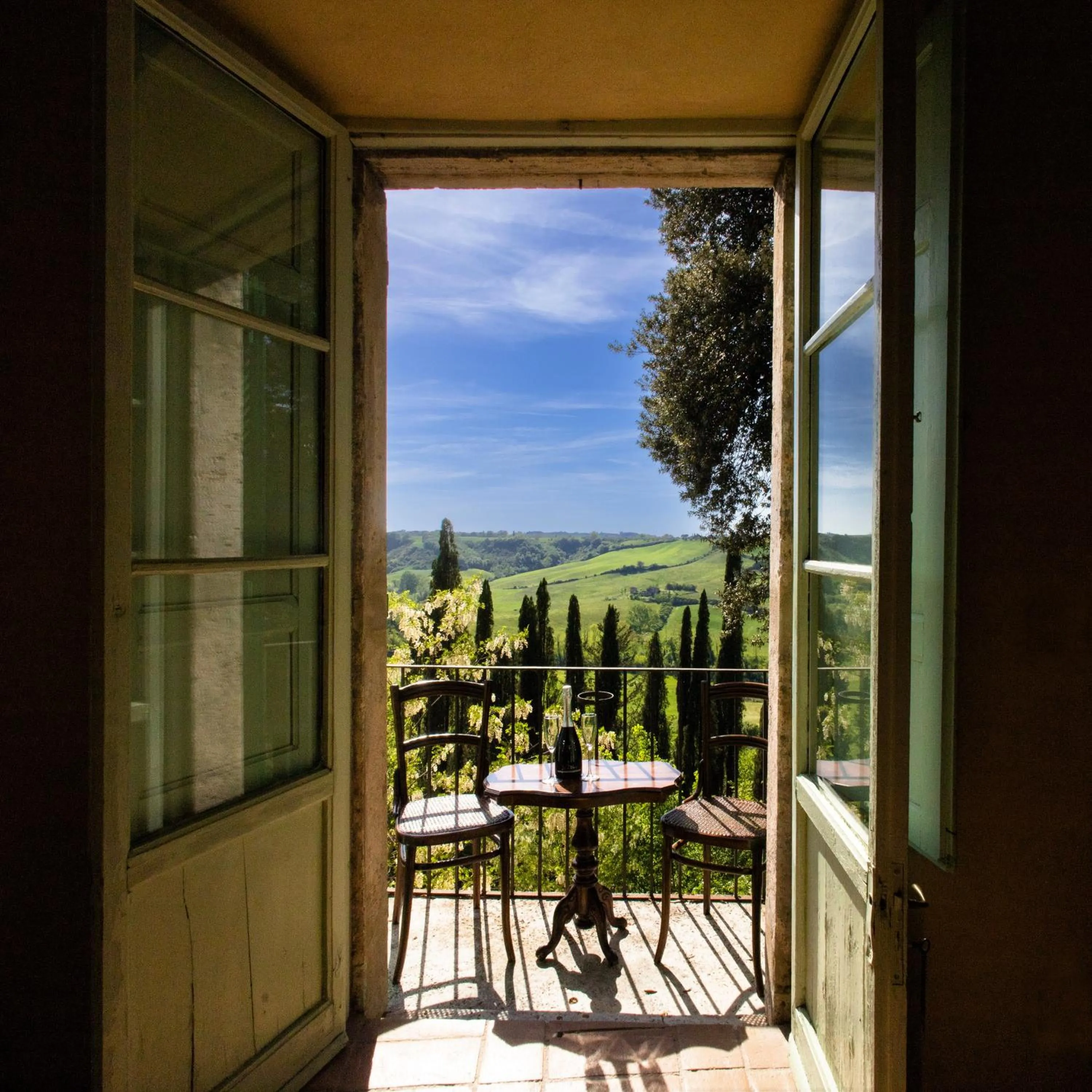 Balcony/Terrace in Borgo Laticastelli