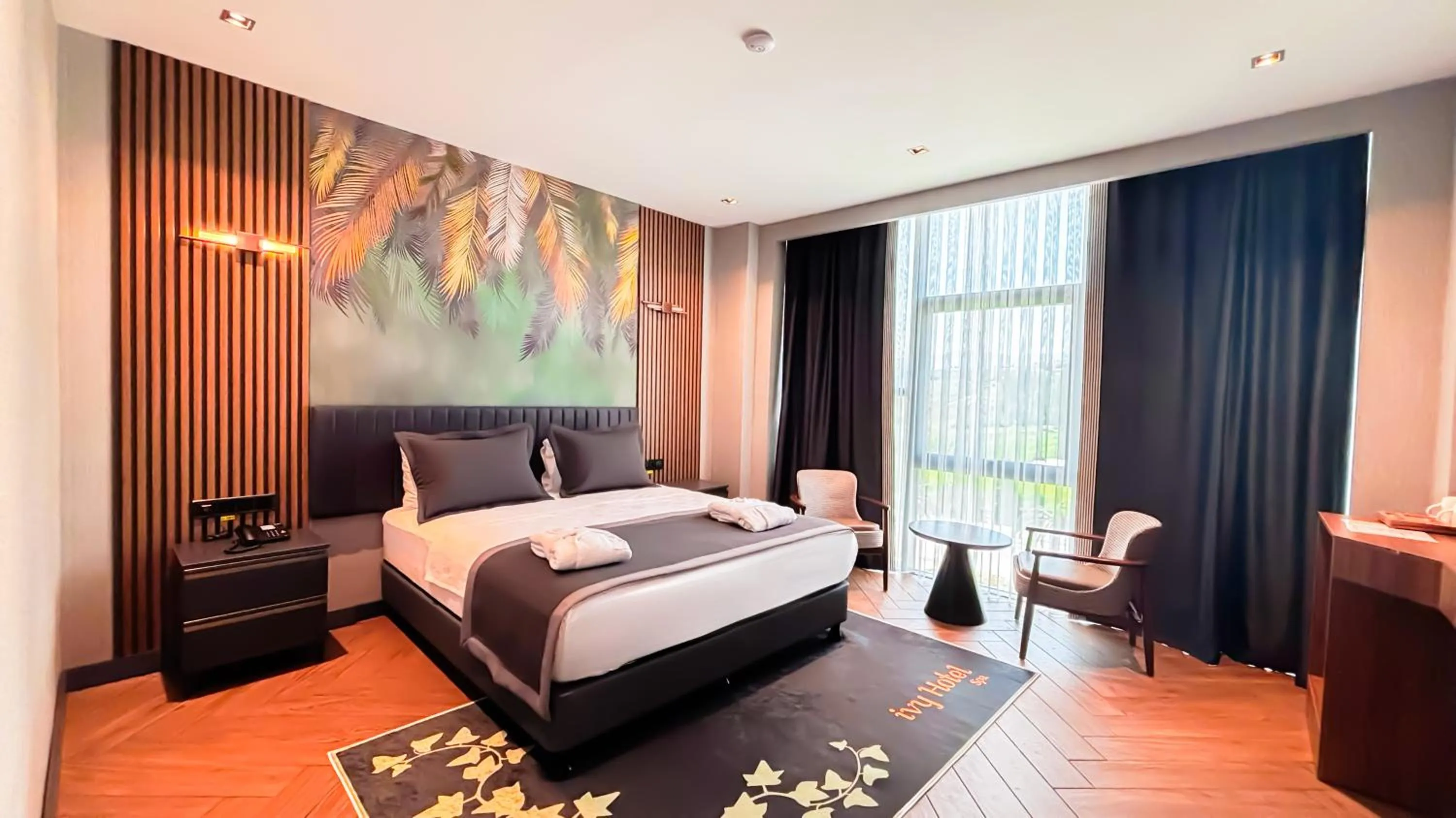 Bed in ivy Hotel Spa