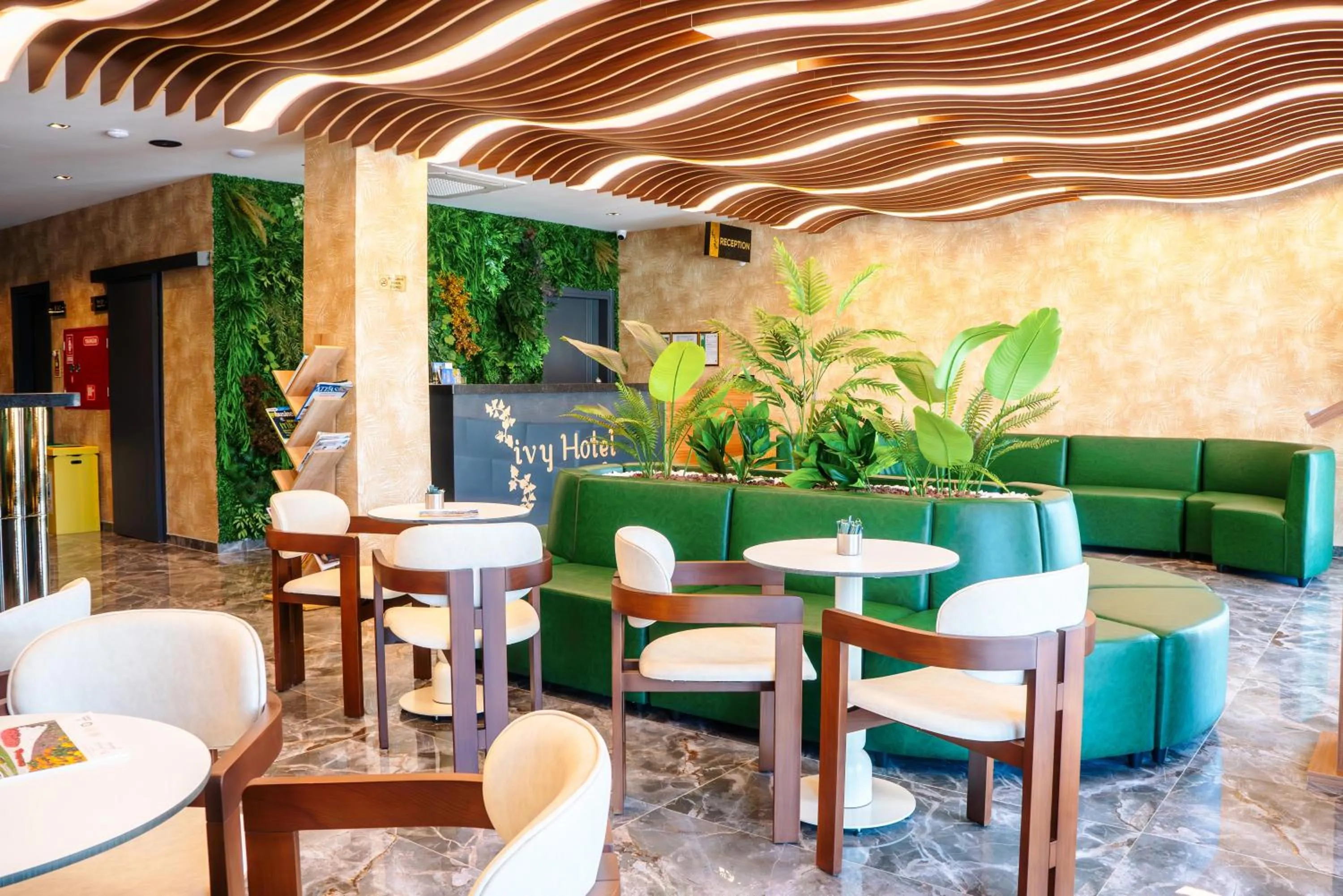 Seating area in ivy Hotel Spa