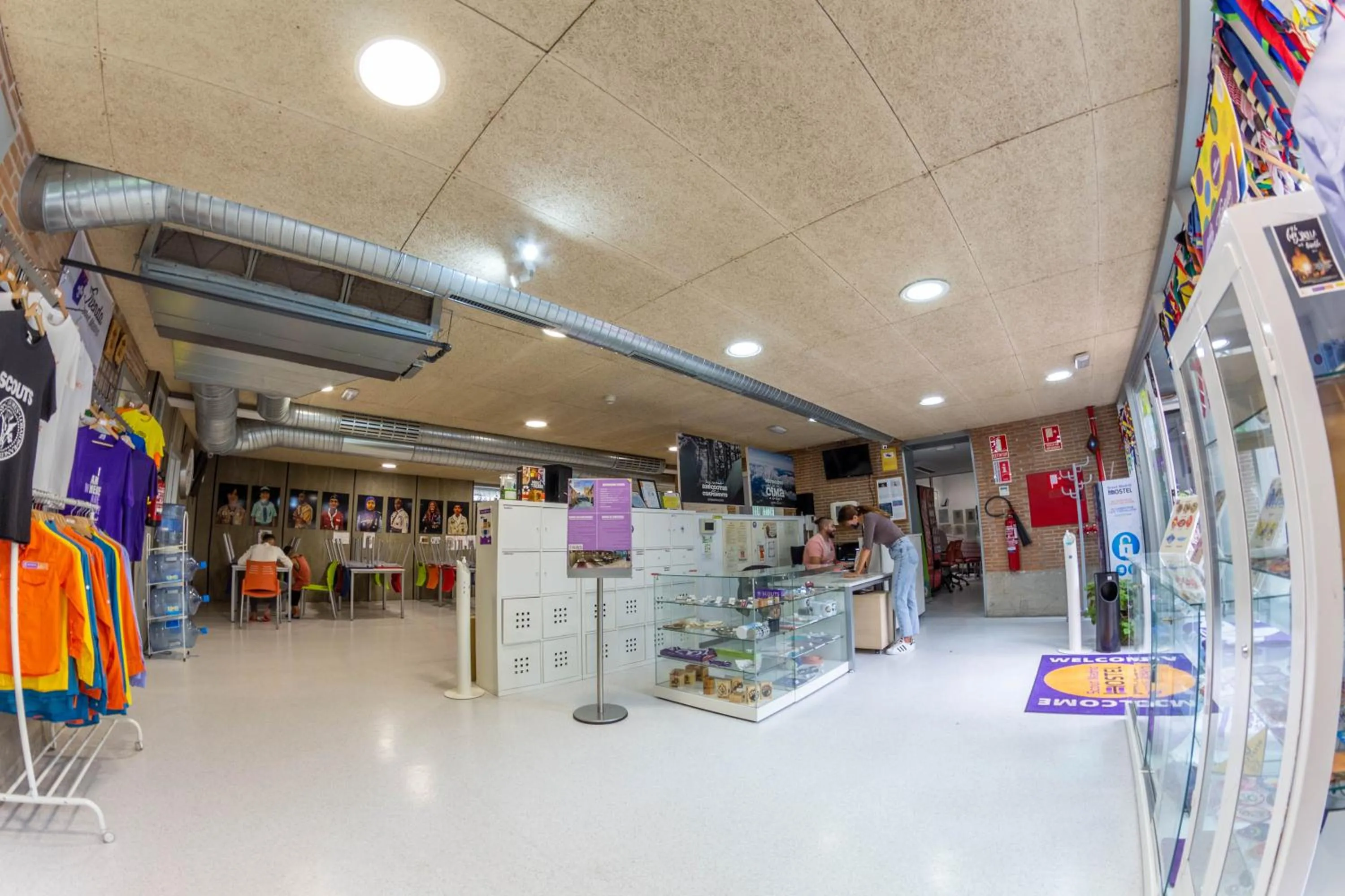 Lobby or reception in Scout Madrid Hostel