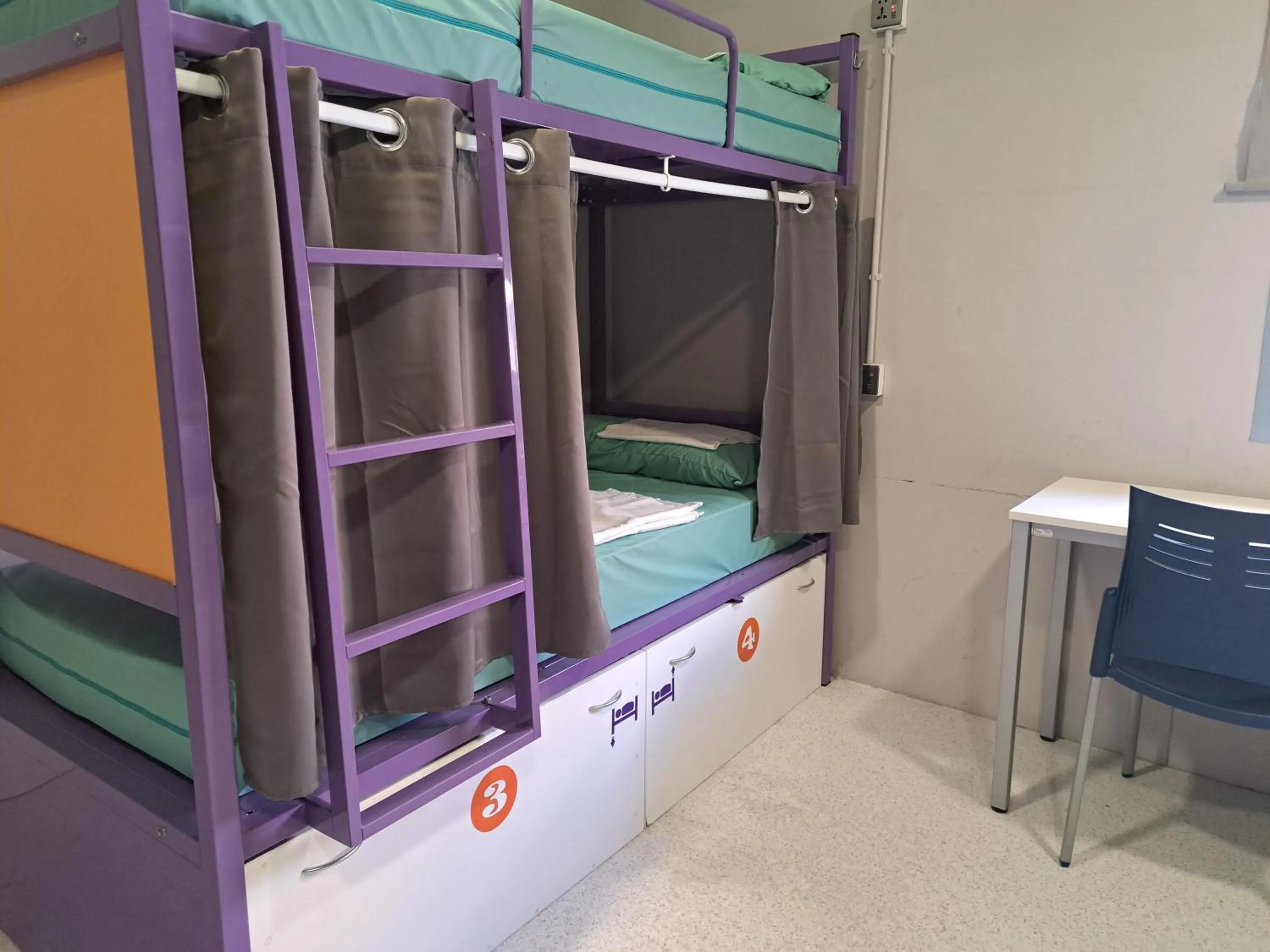 bunk bed, Bed in Scout Madrid Hostel