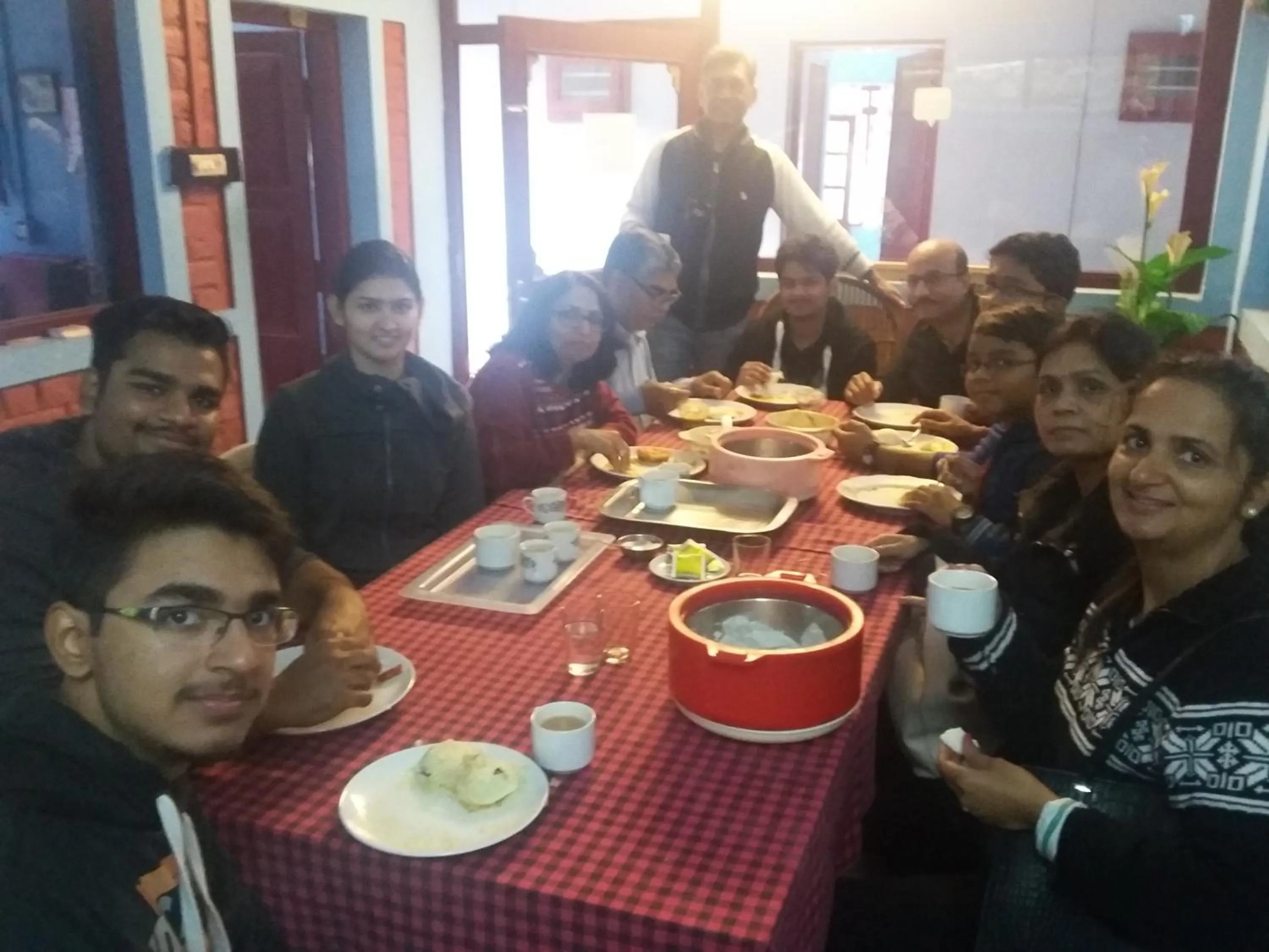 Asian breakfast in Quadriya Palace