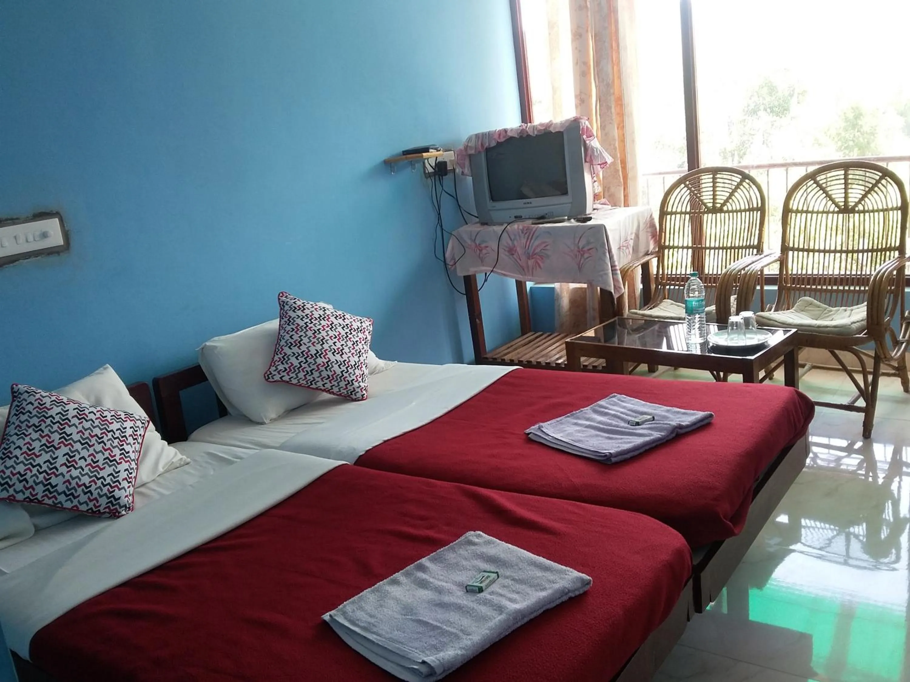 Bed in Quadriya Palace