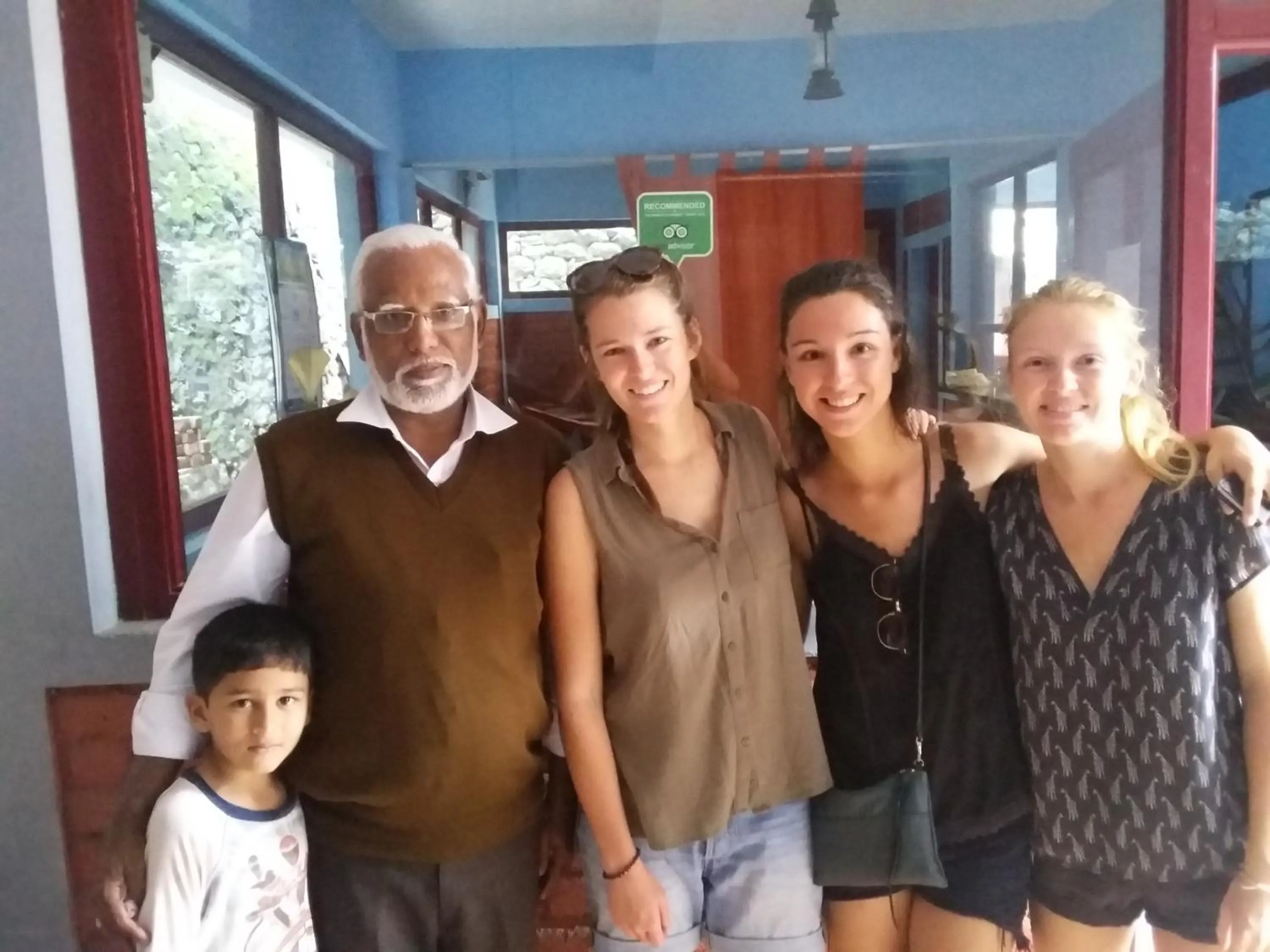 group of guests in Quadriya Palace