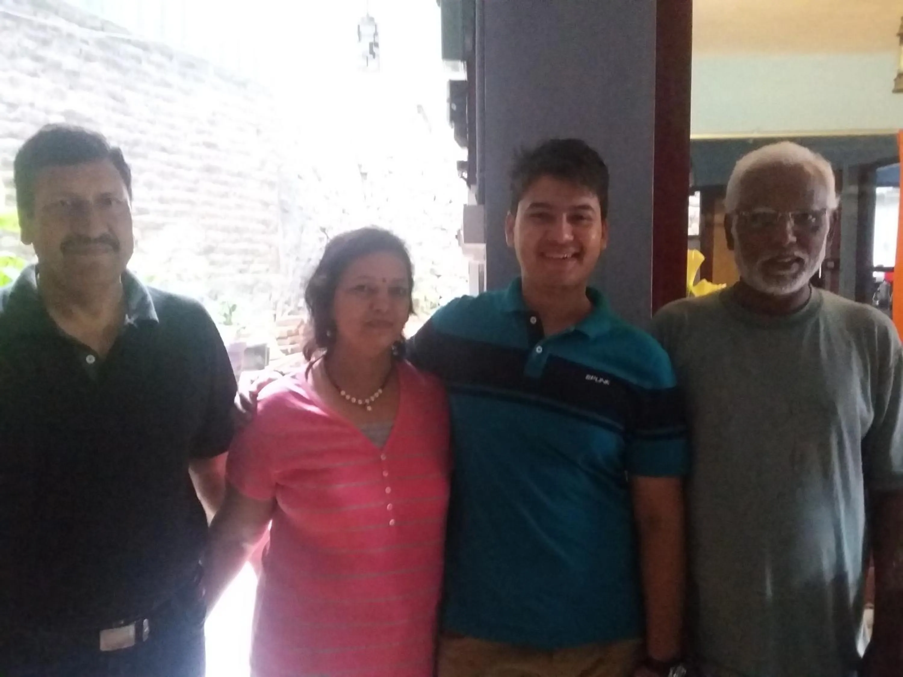 group of guests in Quadriya Palace