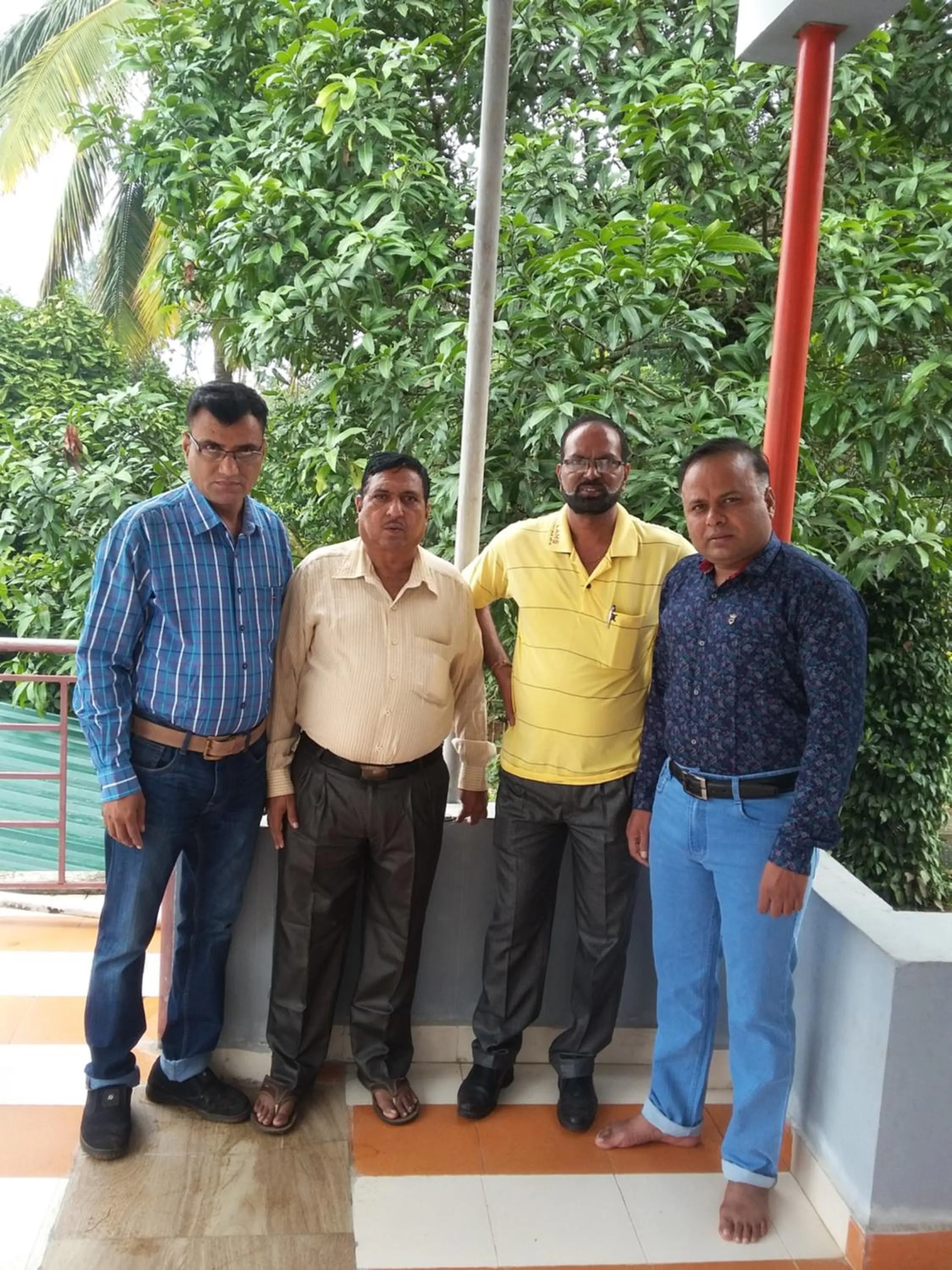 group of guests in Quadriya Palace