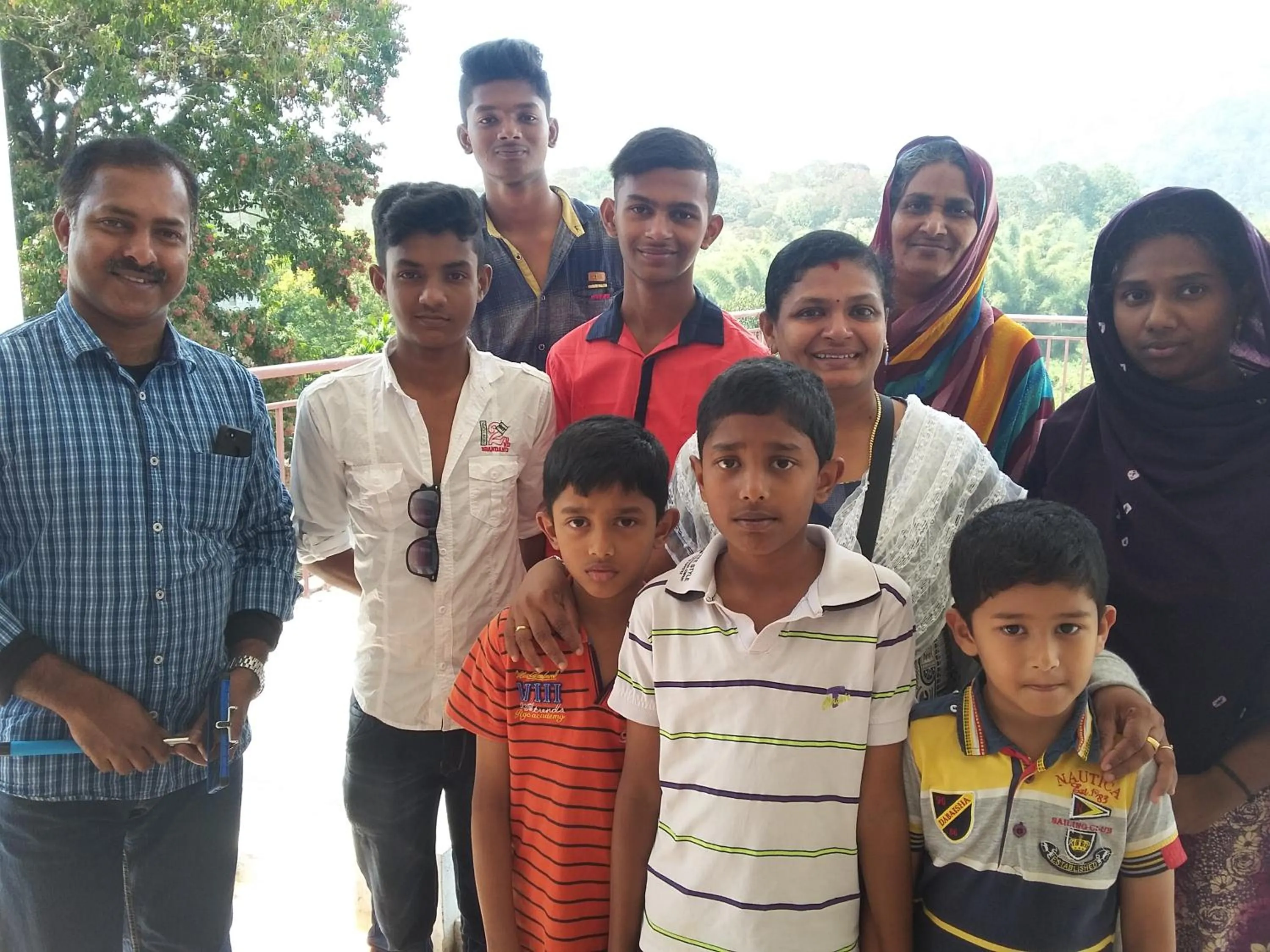 group of guests in Quadriya Palace