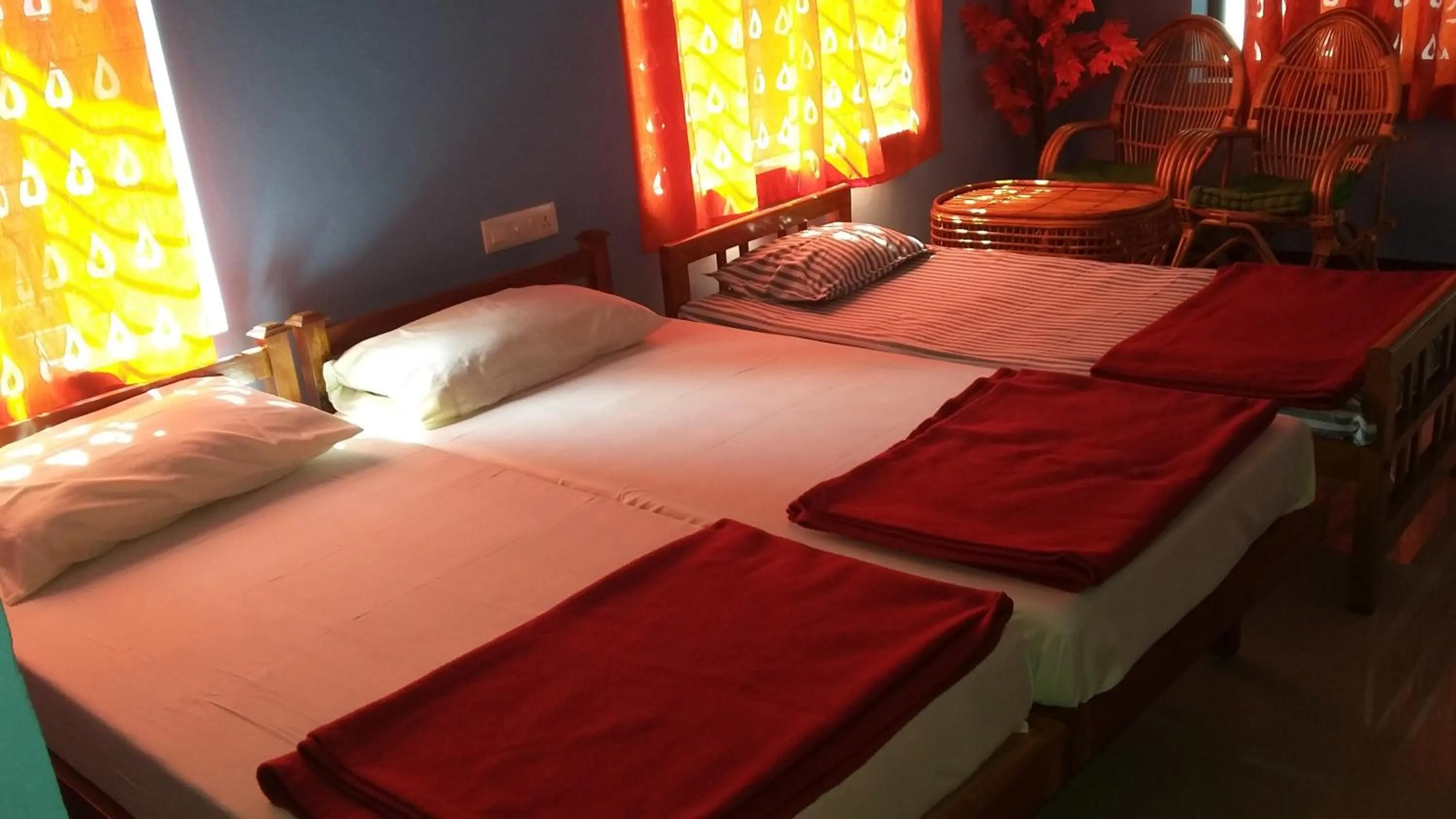 Bed in Quadriya Palace