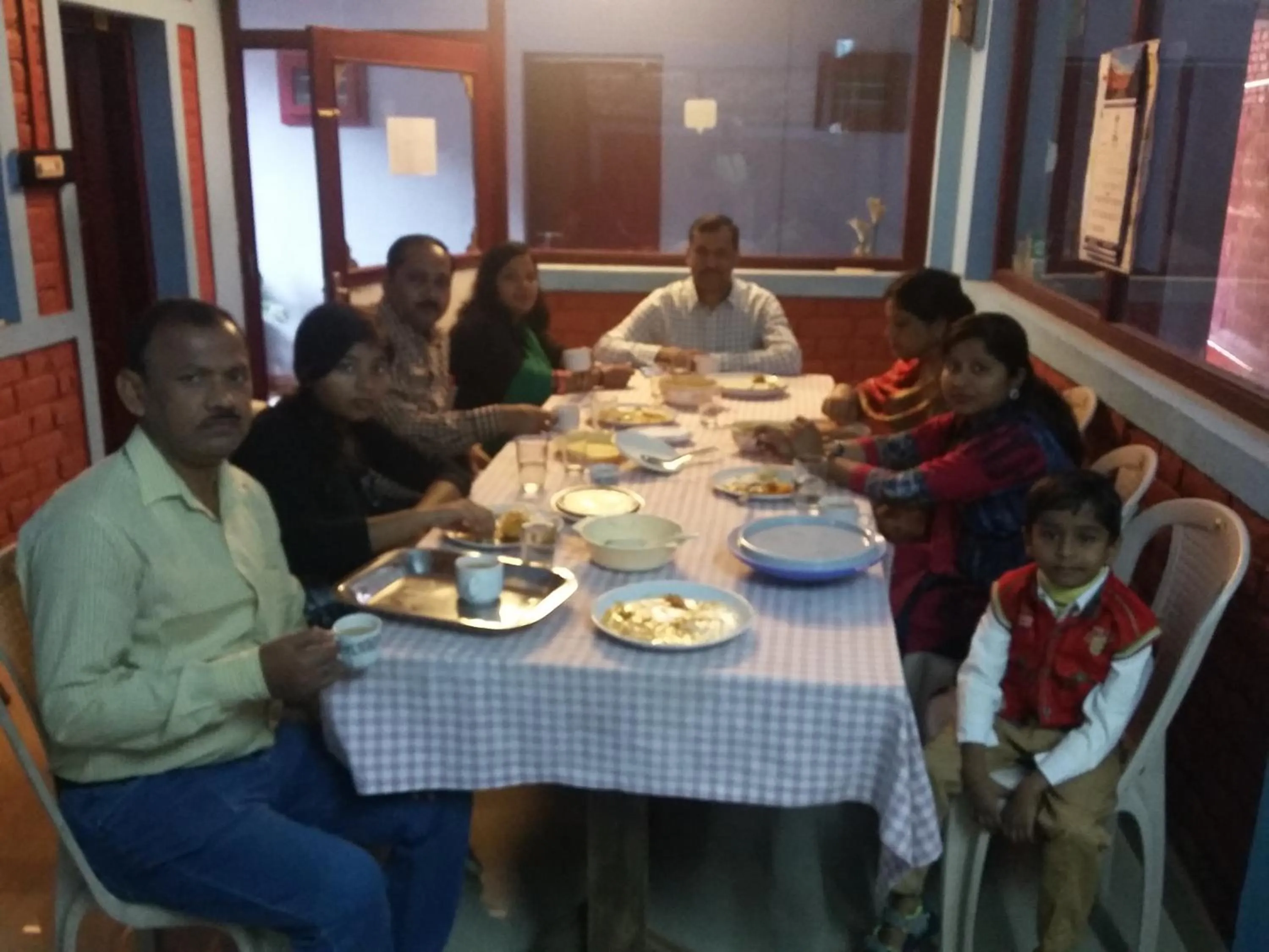 Asian breakfast in Quadriya Palace