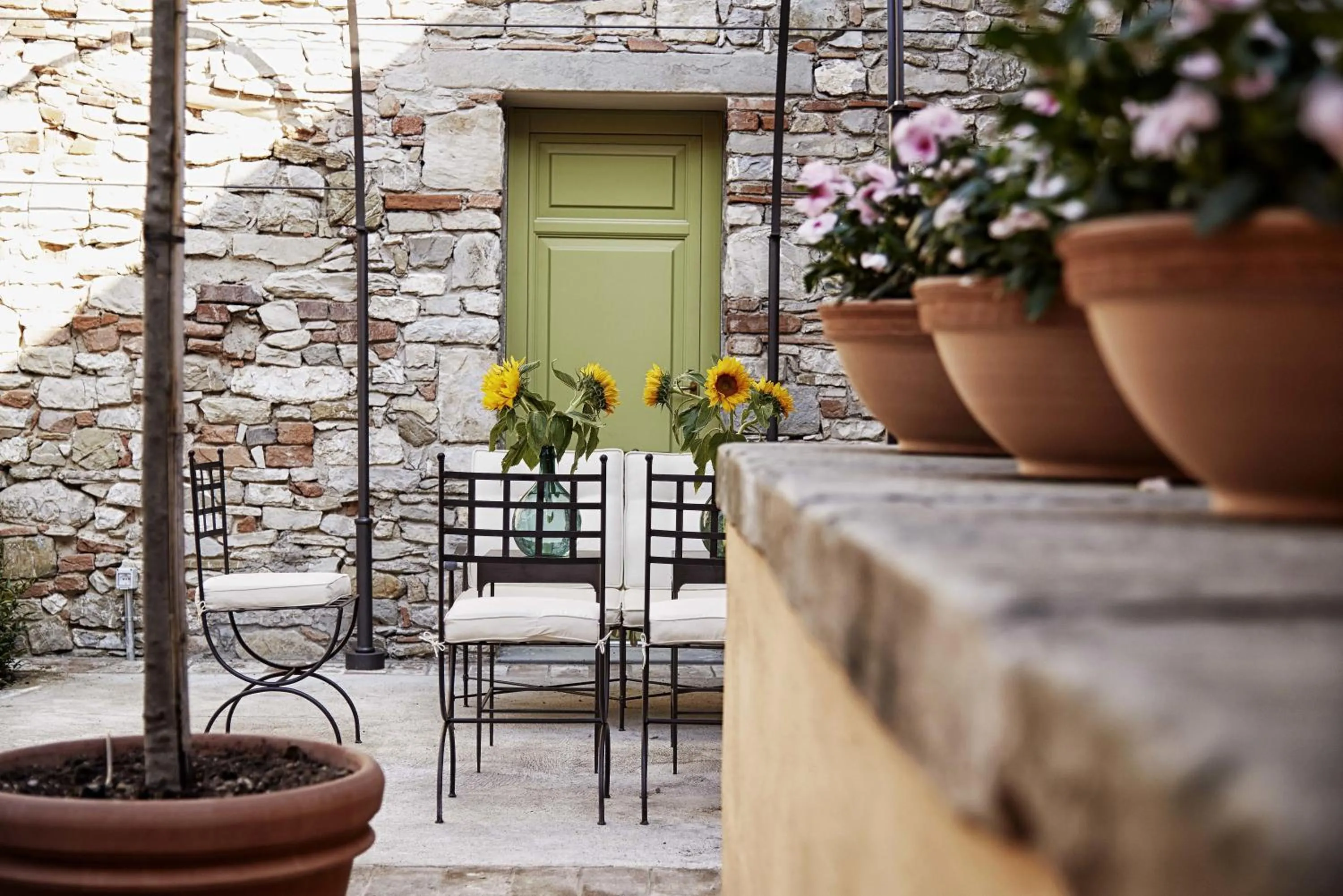 Patio in Villa Medicea di Lilliano