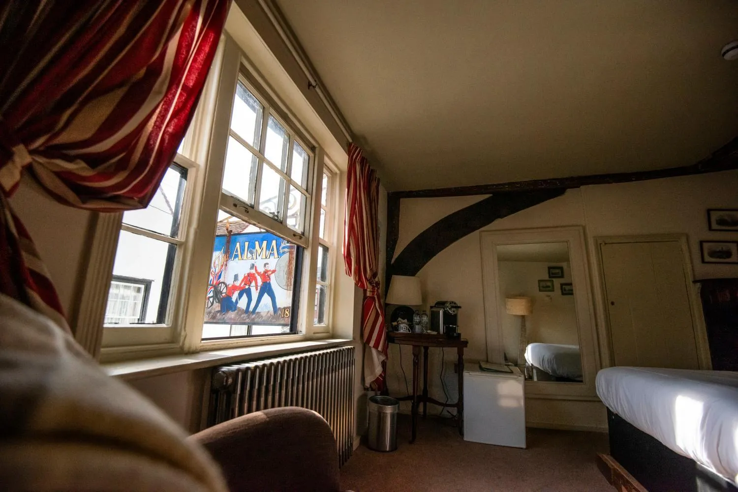 Bed in Alma Inn & Dining Rooms