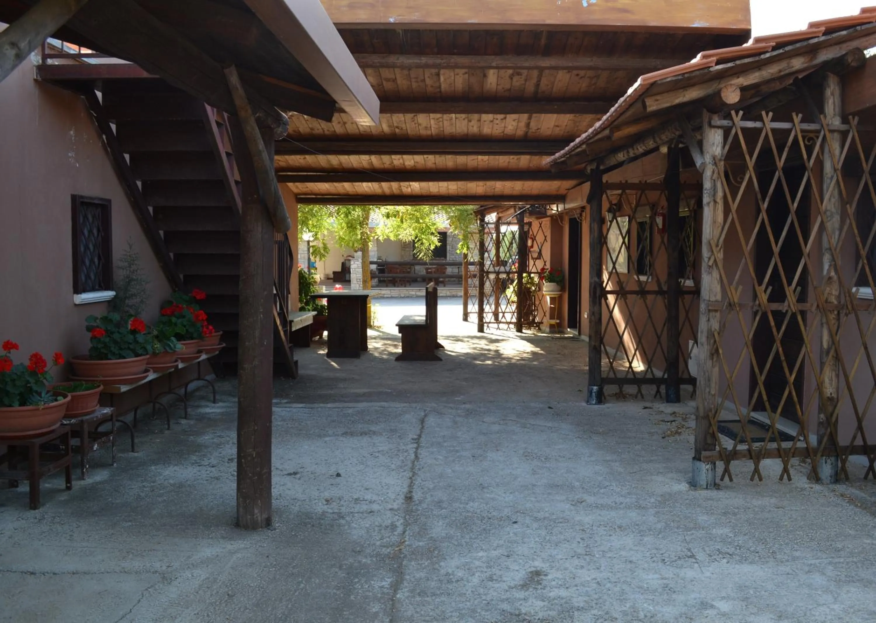 Patio in B&B Le Stagioni