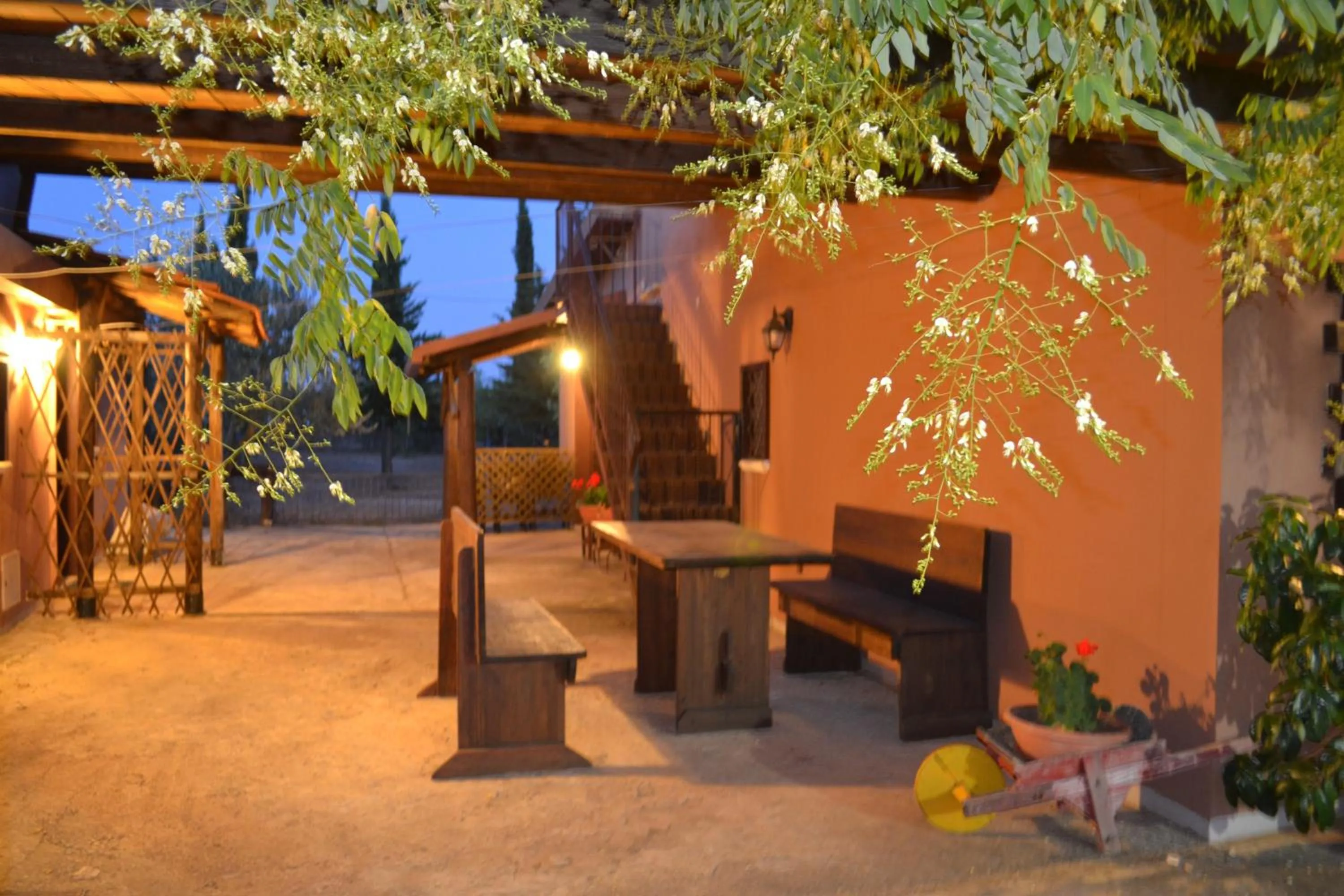 Patio in B&B Le Stagioni