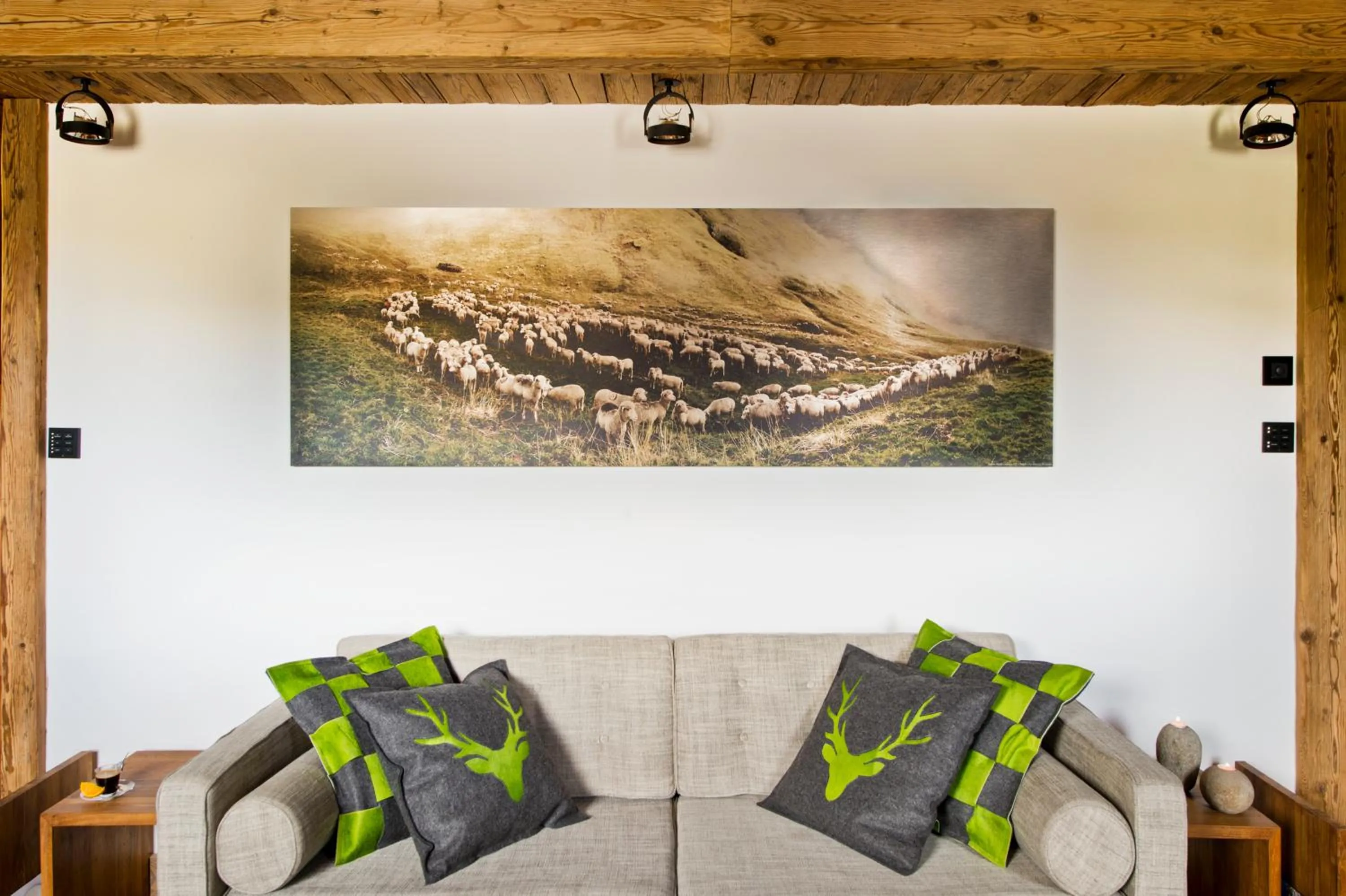 Living room in Les Rhodos