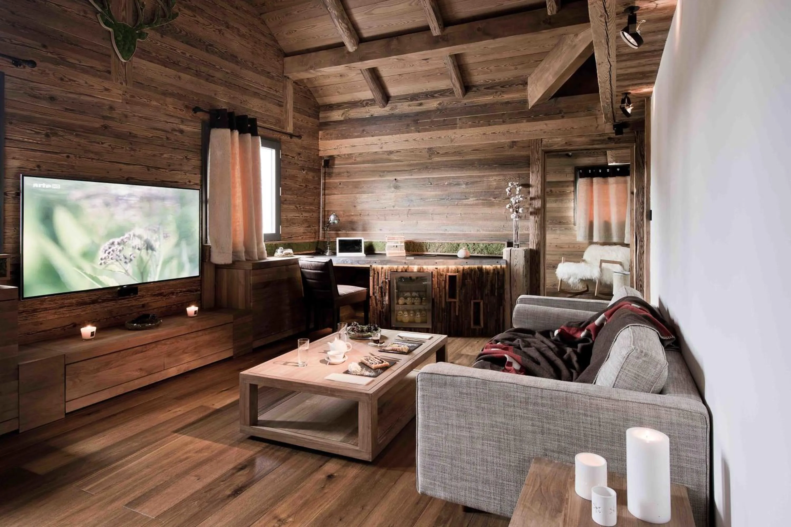 Living room in Les Rhodos