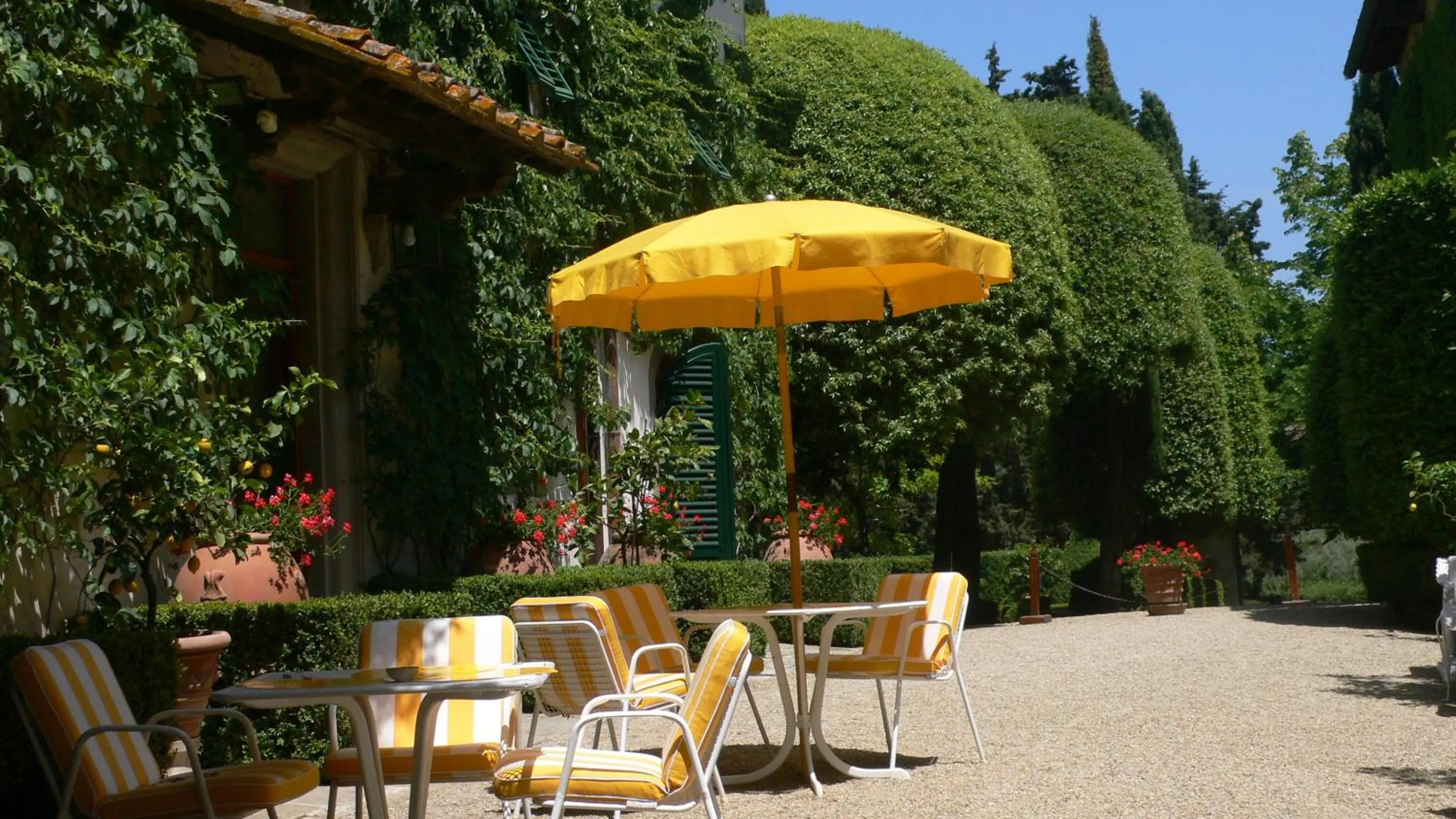 Patio in Villa Le Barone