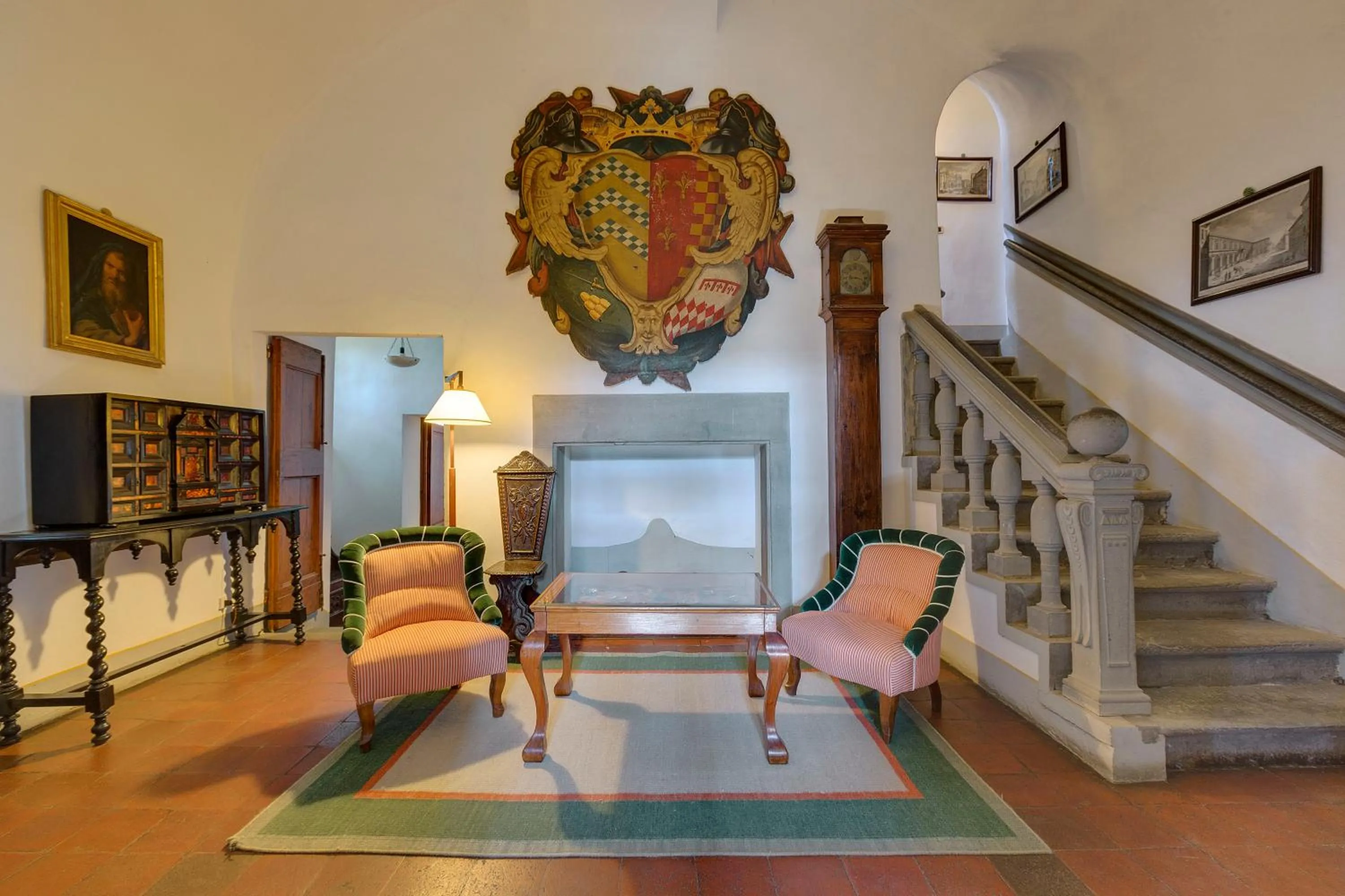 Communal lounge/ TV room in Villa Le Barone