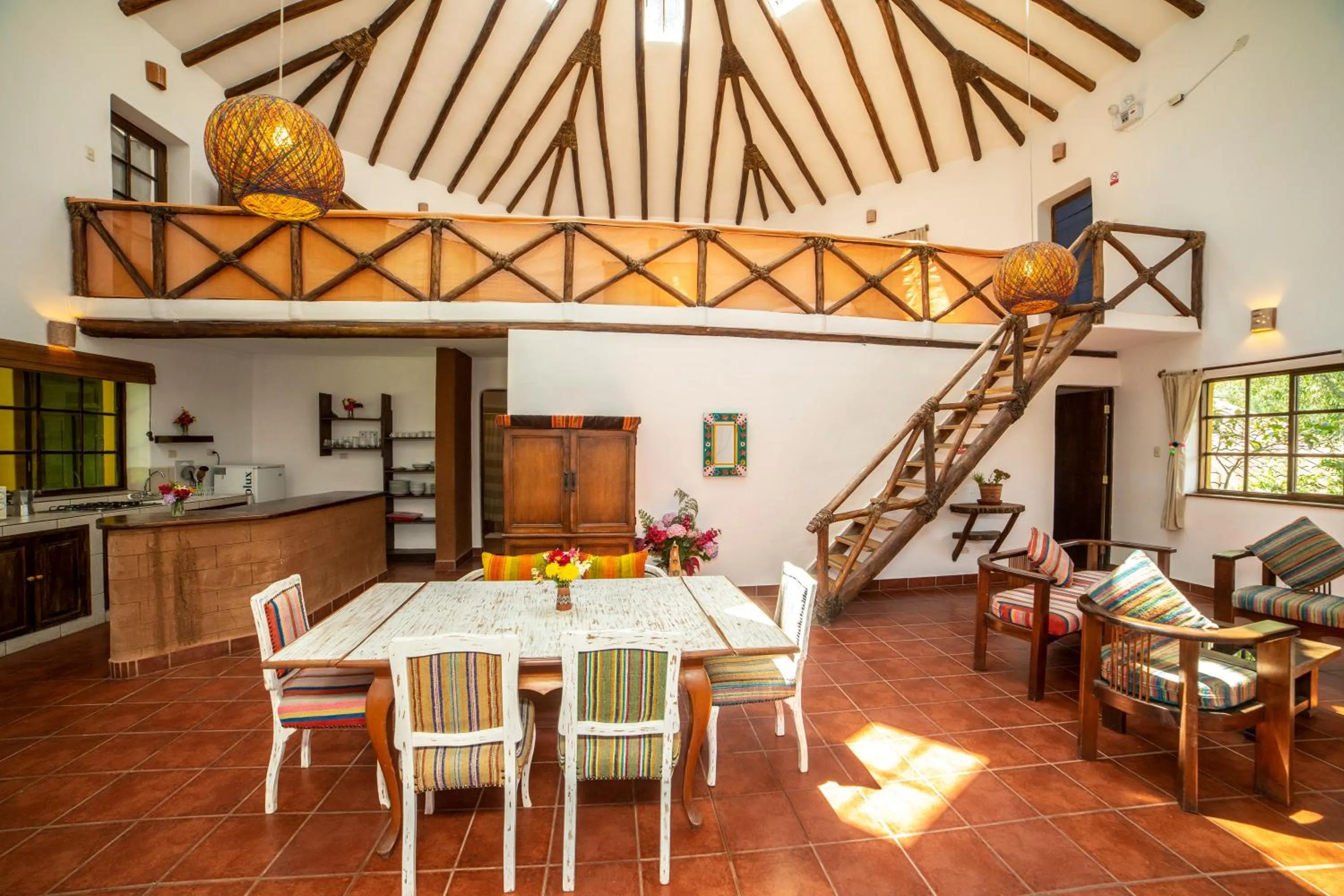 Dining area in Andean Wings Valley