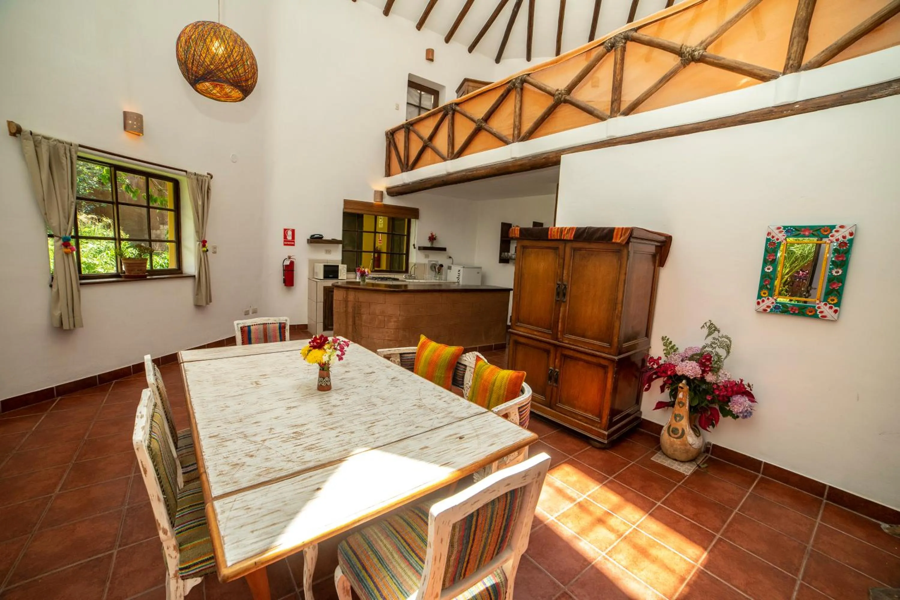 Dining area in Andean Wings Valley
