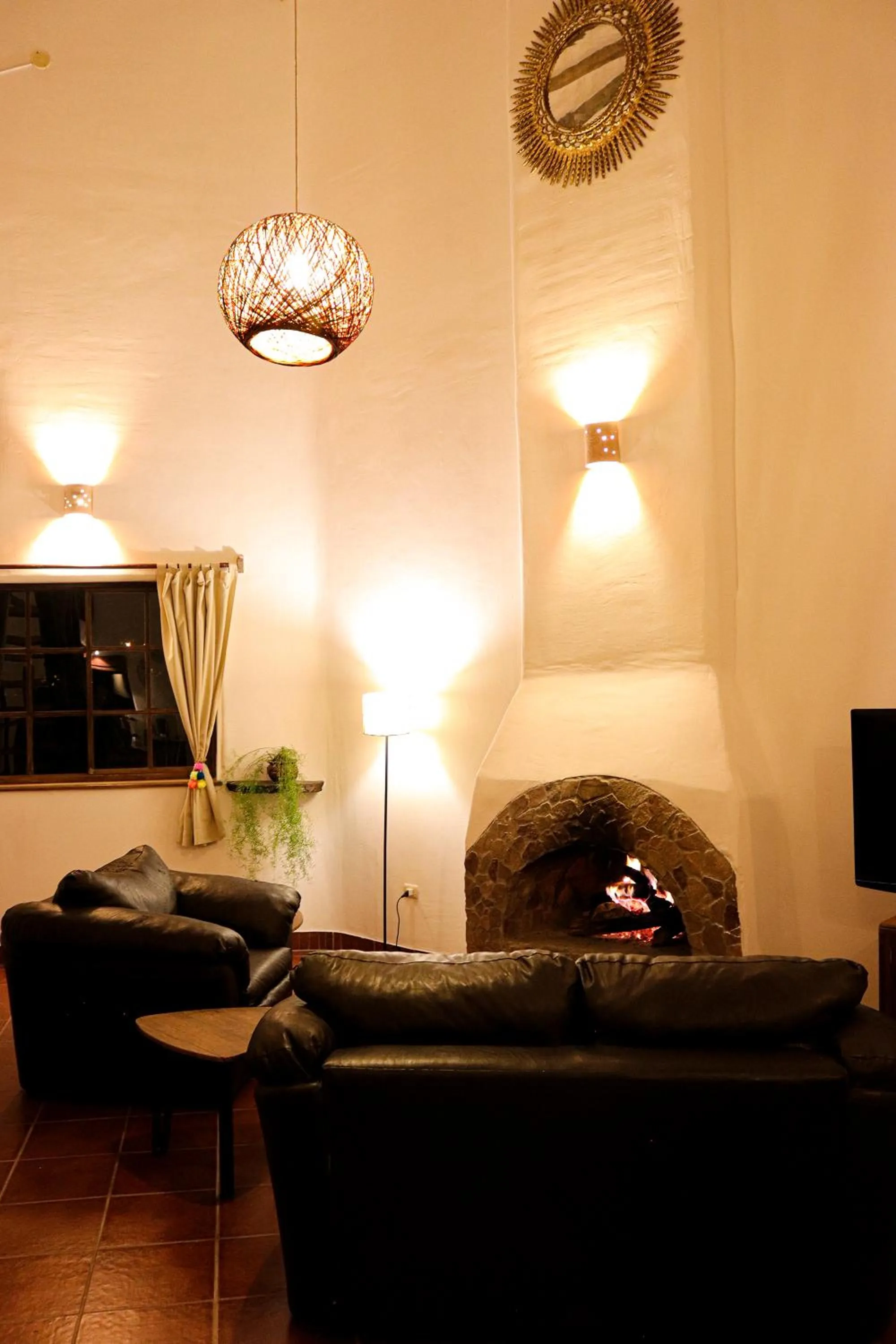 fireplace in Andean Wings Valley