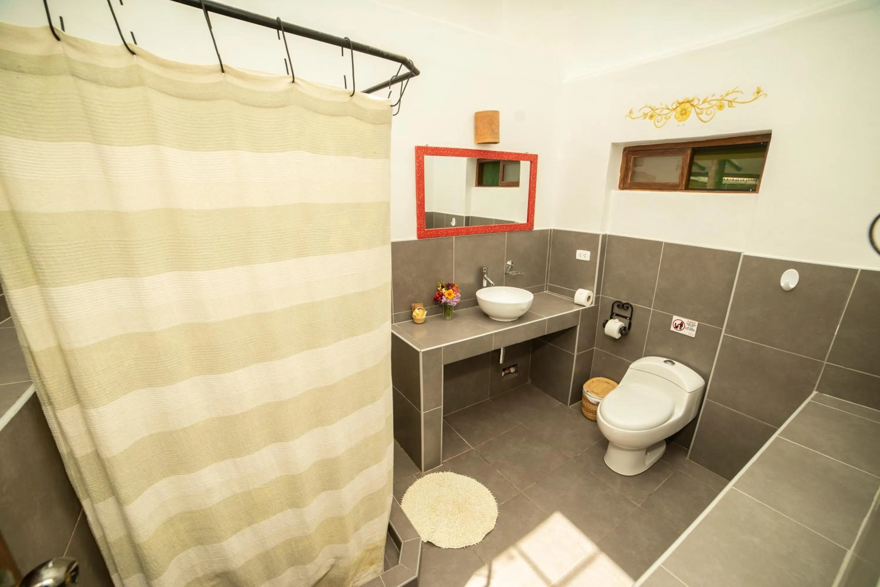 Shower in Andean Wings Valley