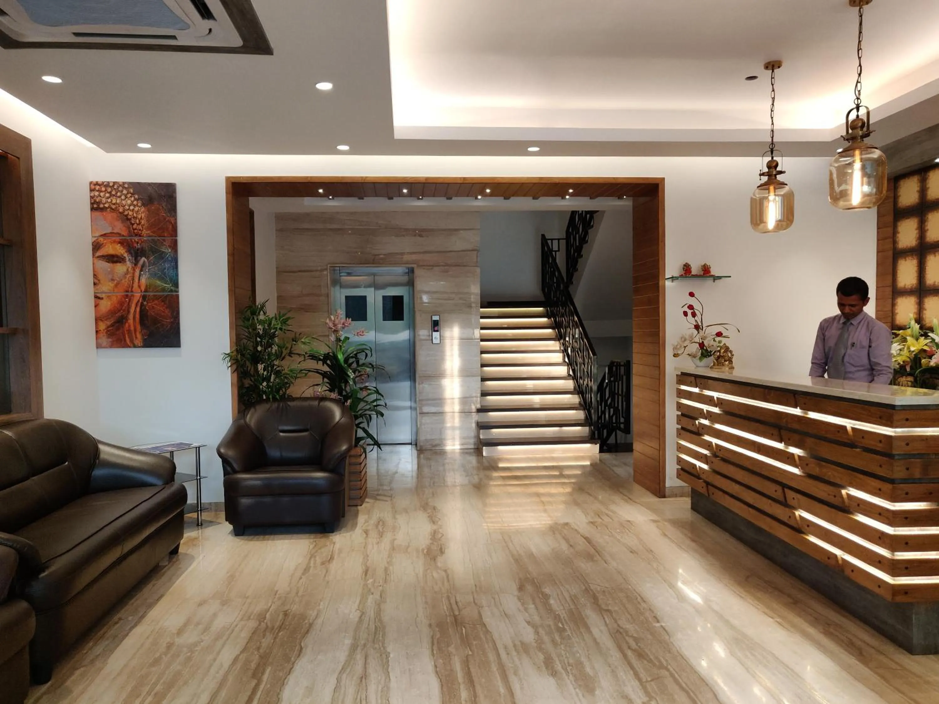 Lobby or reception in Yelchiko