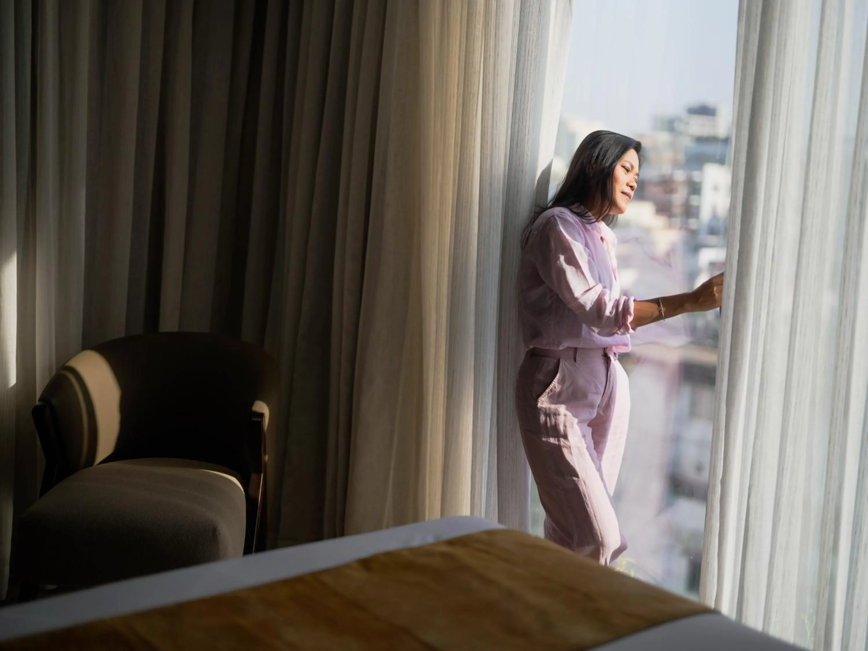 Balcony/Terrace, Bed in W Residence Living