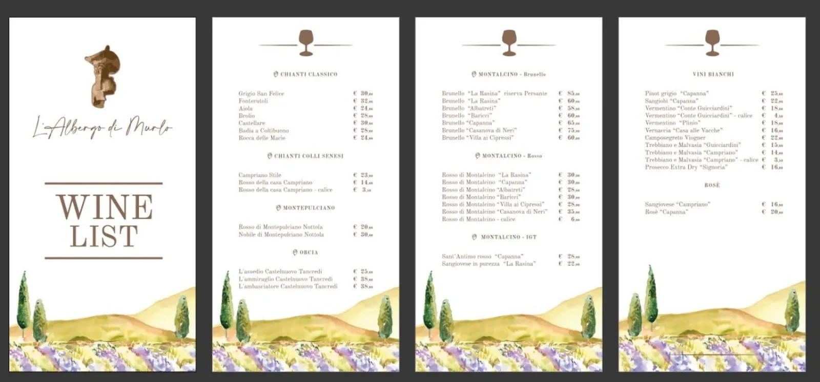 Restaurant/places to eat in Albergo Di Murlo