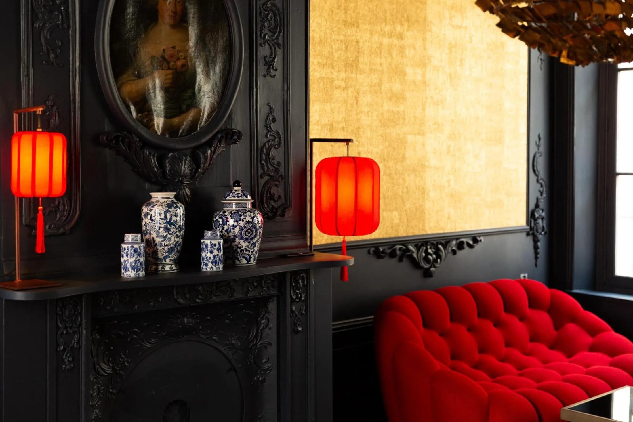 Living room in Hôtel La Particulière