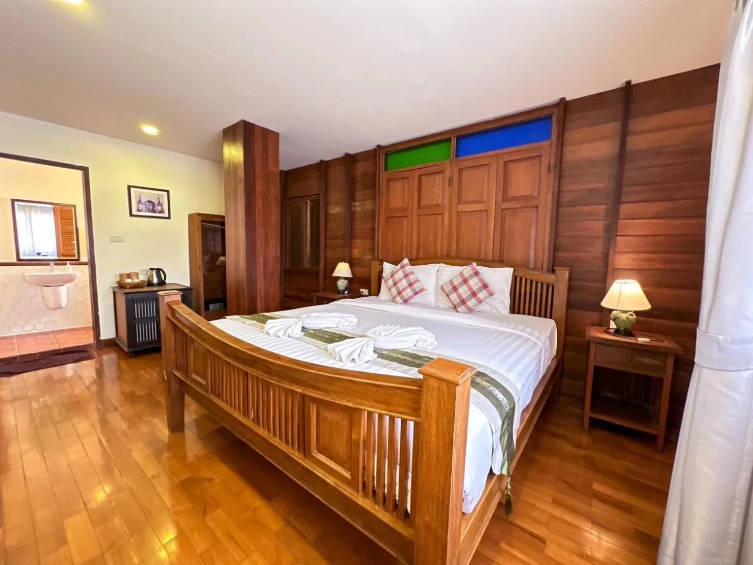 Bed in Rustic River Boutique