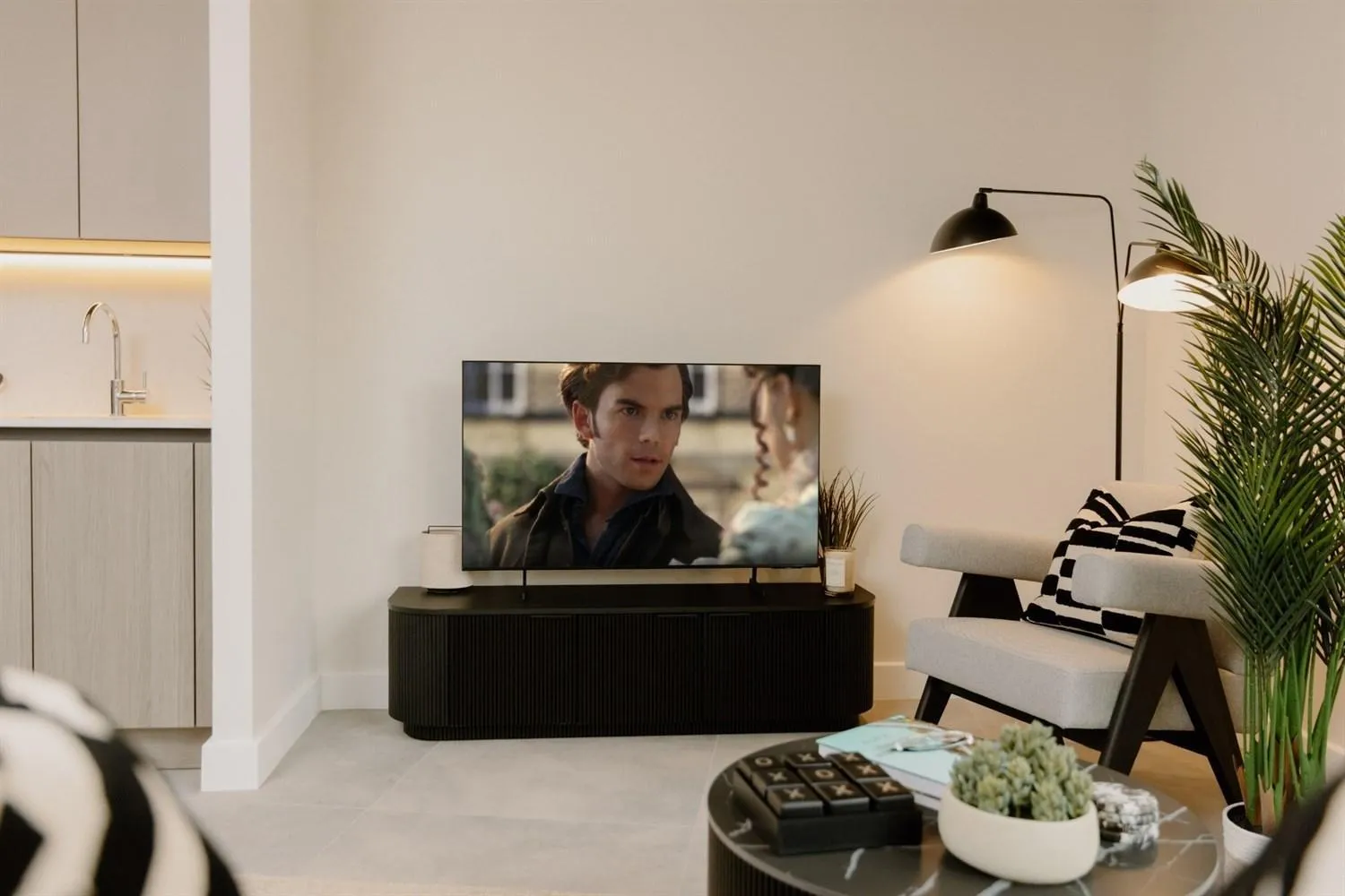 Living room in Charles Hope London Battersea