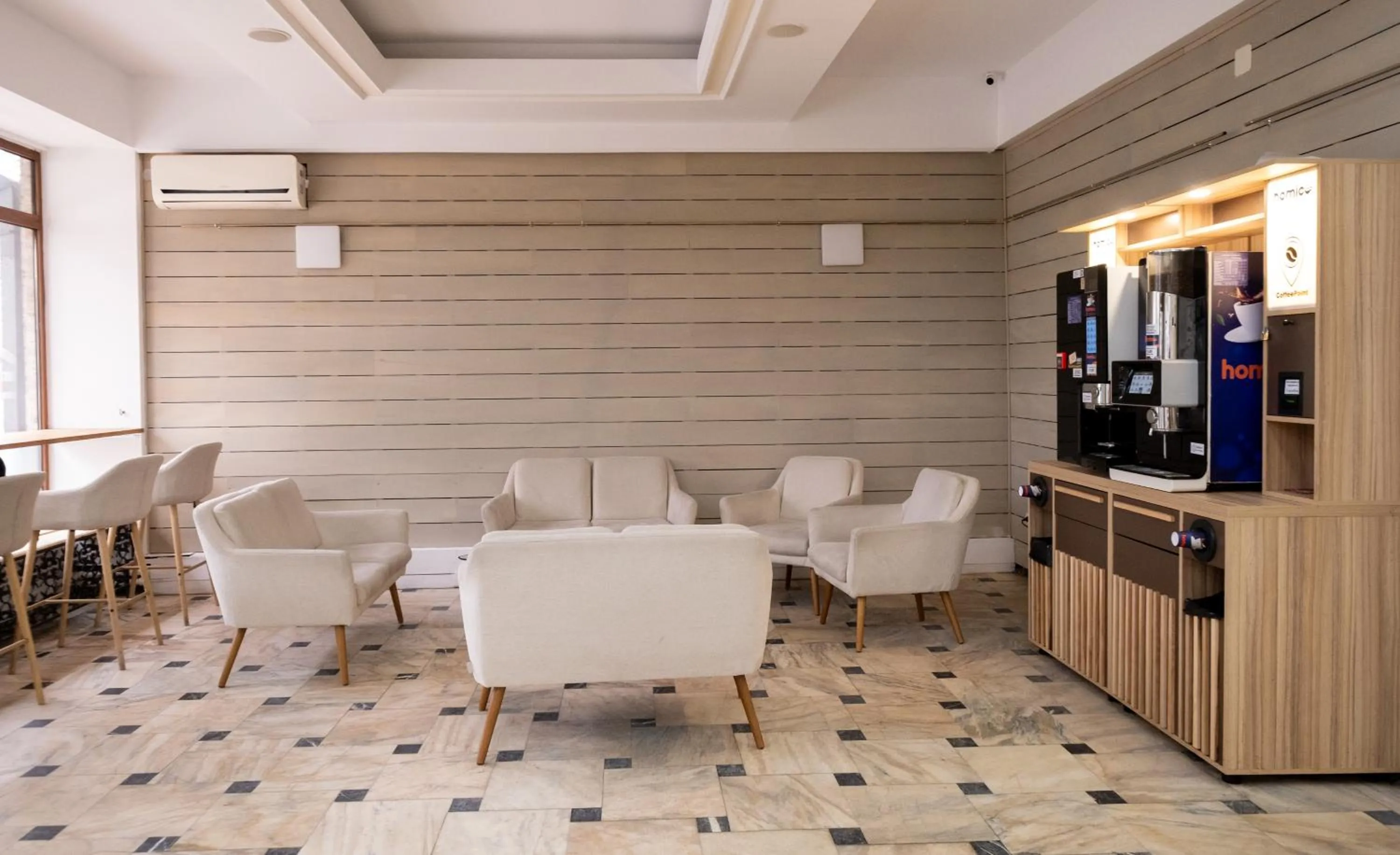 Lobby or reception in Casa de Oaspeți Sfântul Nicolae